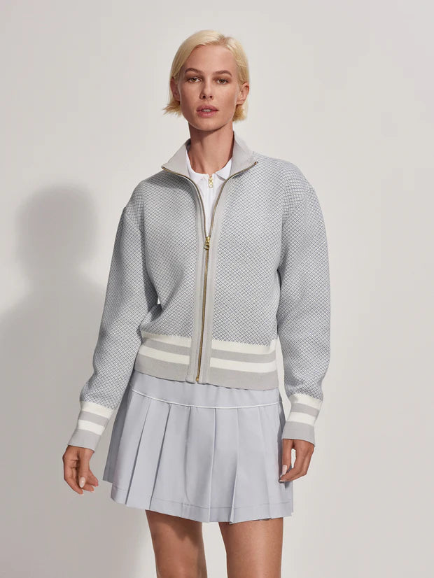 Oregon Knit Jacket in Pearl Blue