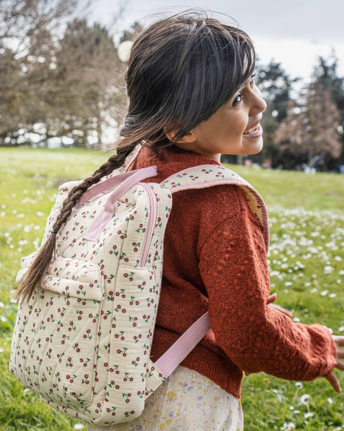 Quilted Wildflower Rucksack