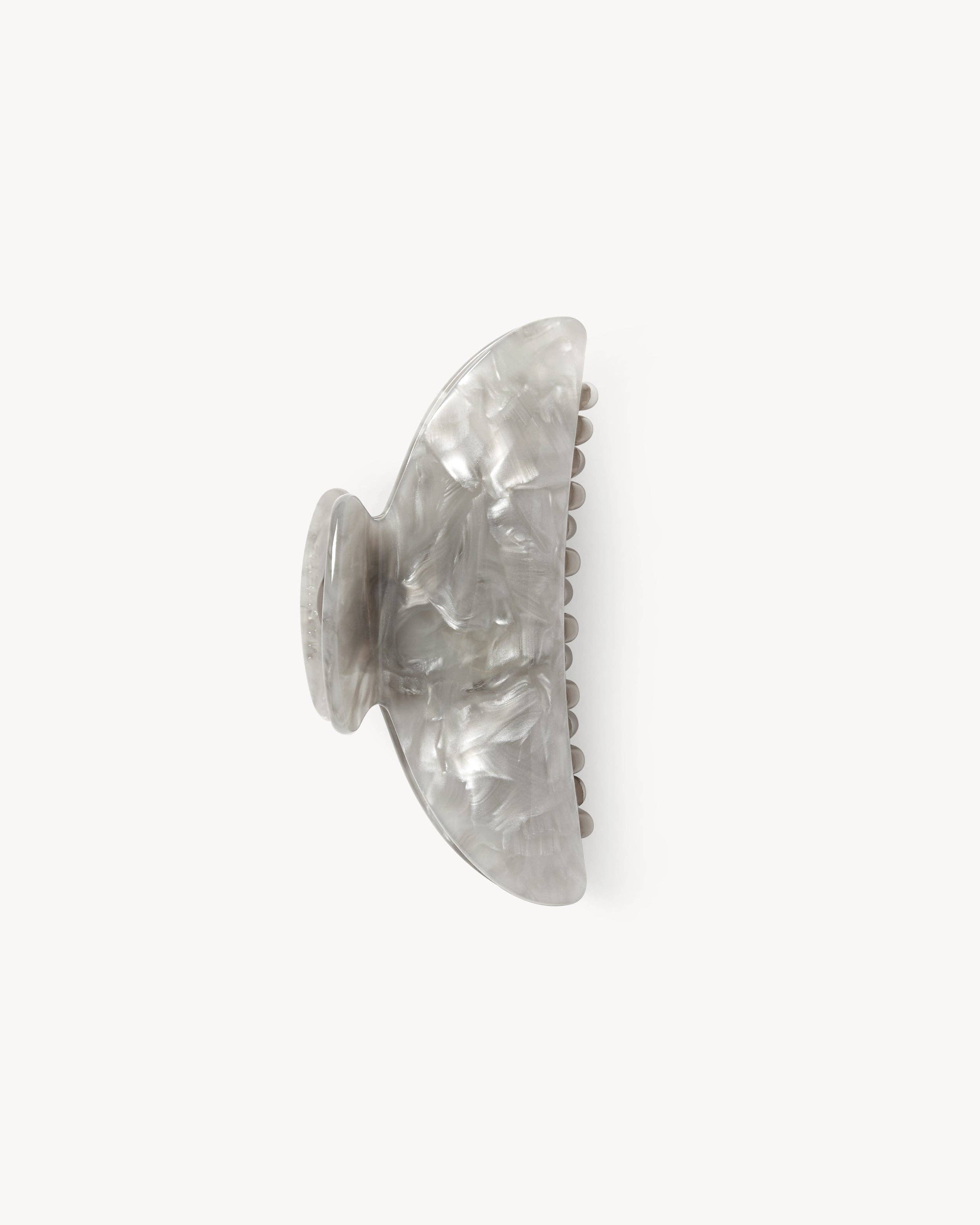 Midi Heirloom Claw in Grey Shell