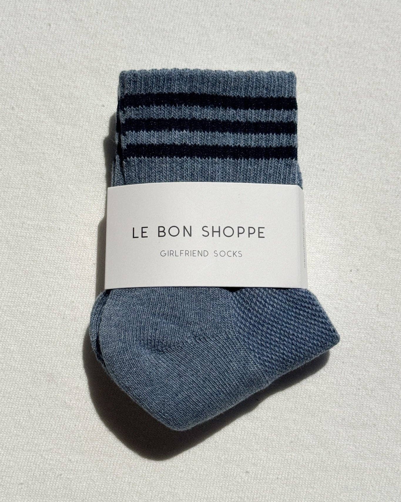 Girlfriend Socks in Indigo