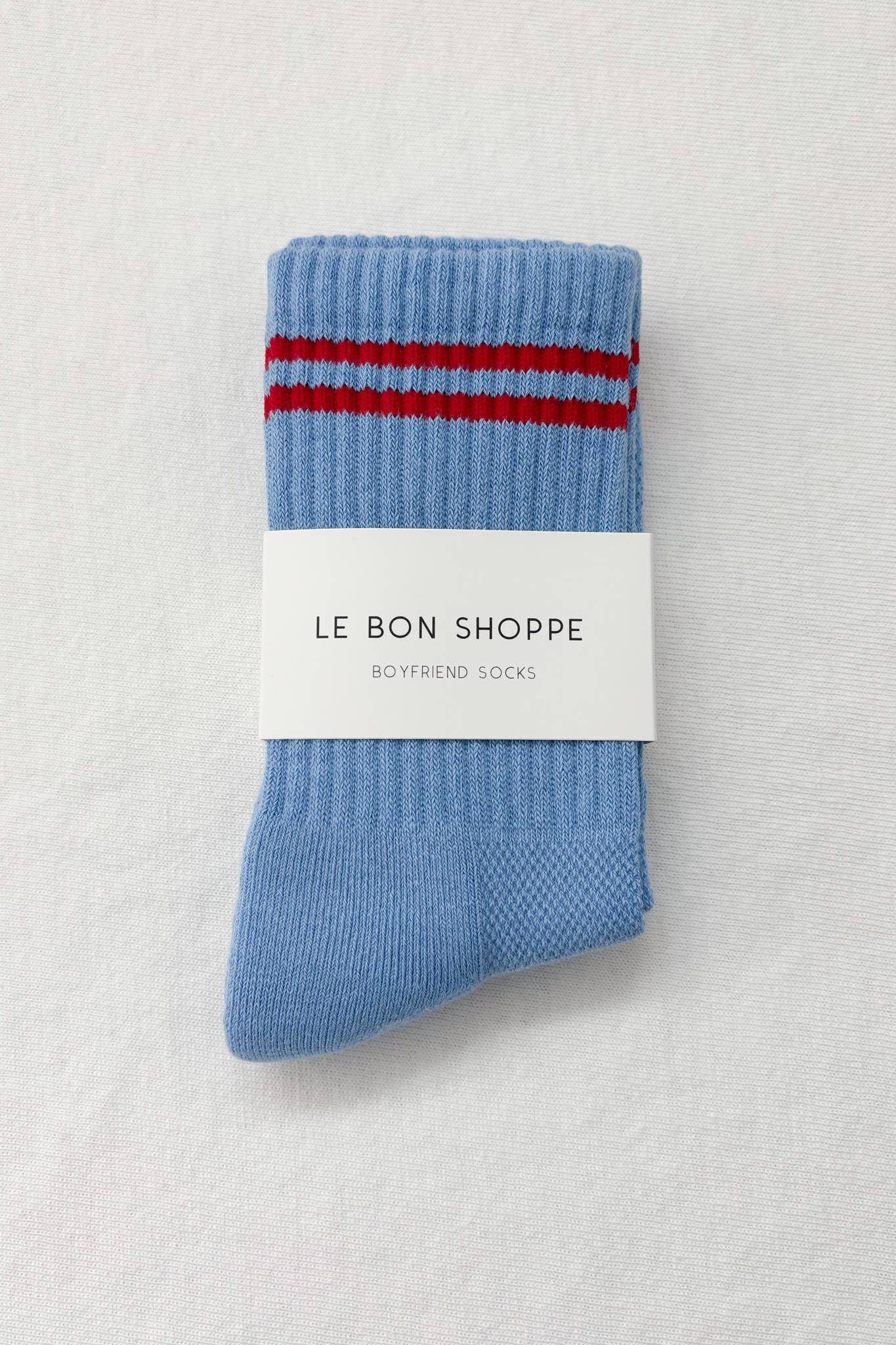 Boyfriend Socks in Ciel Blue