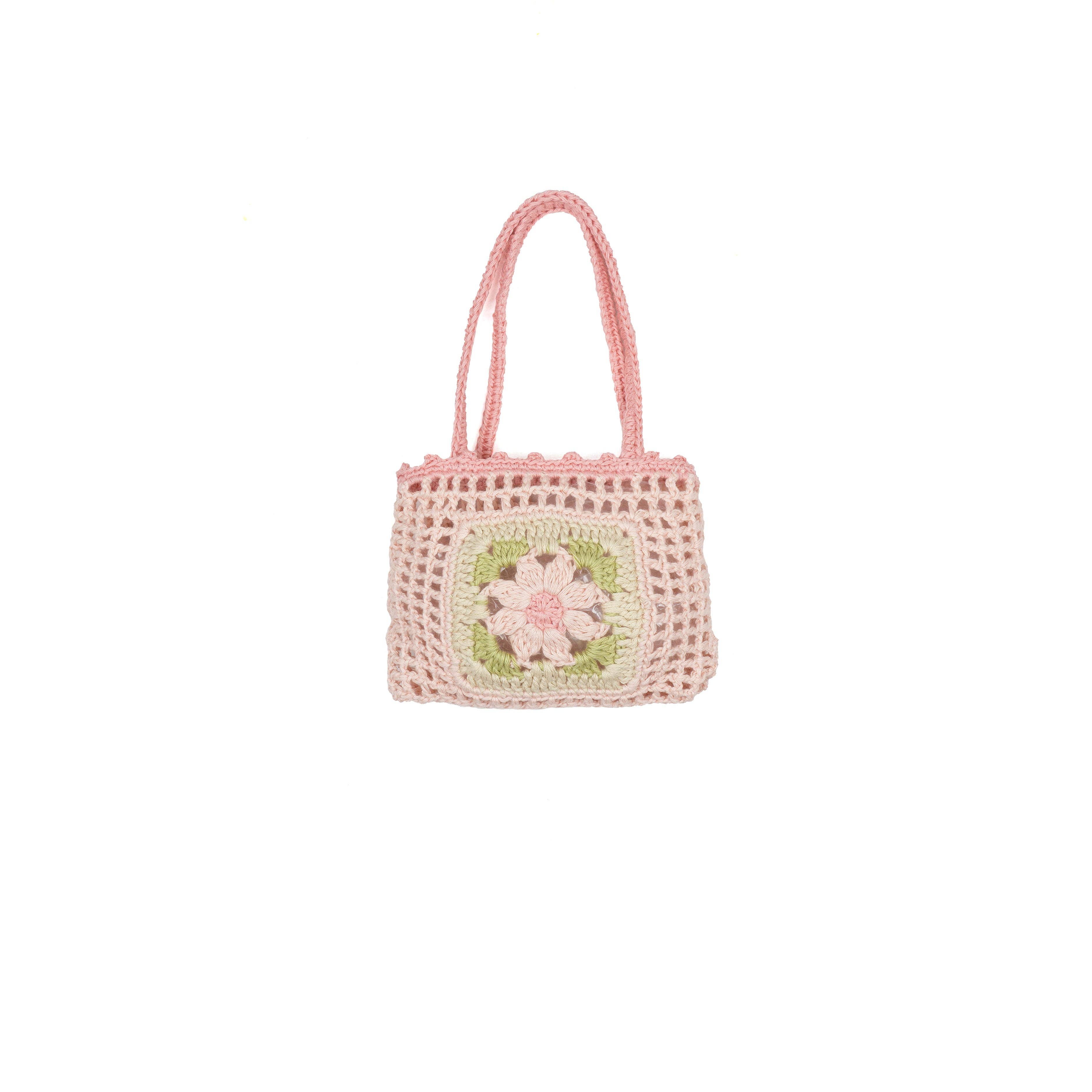 Crochet Purse | Pink Flower