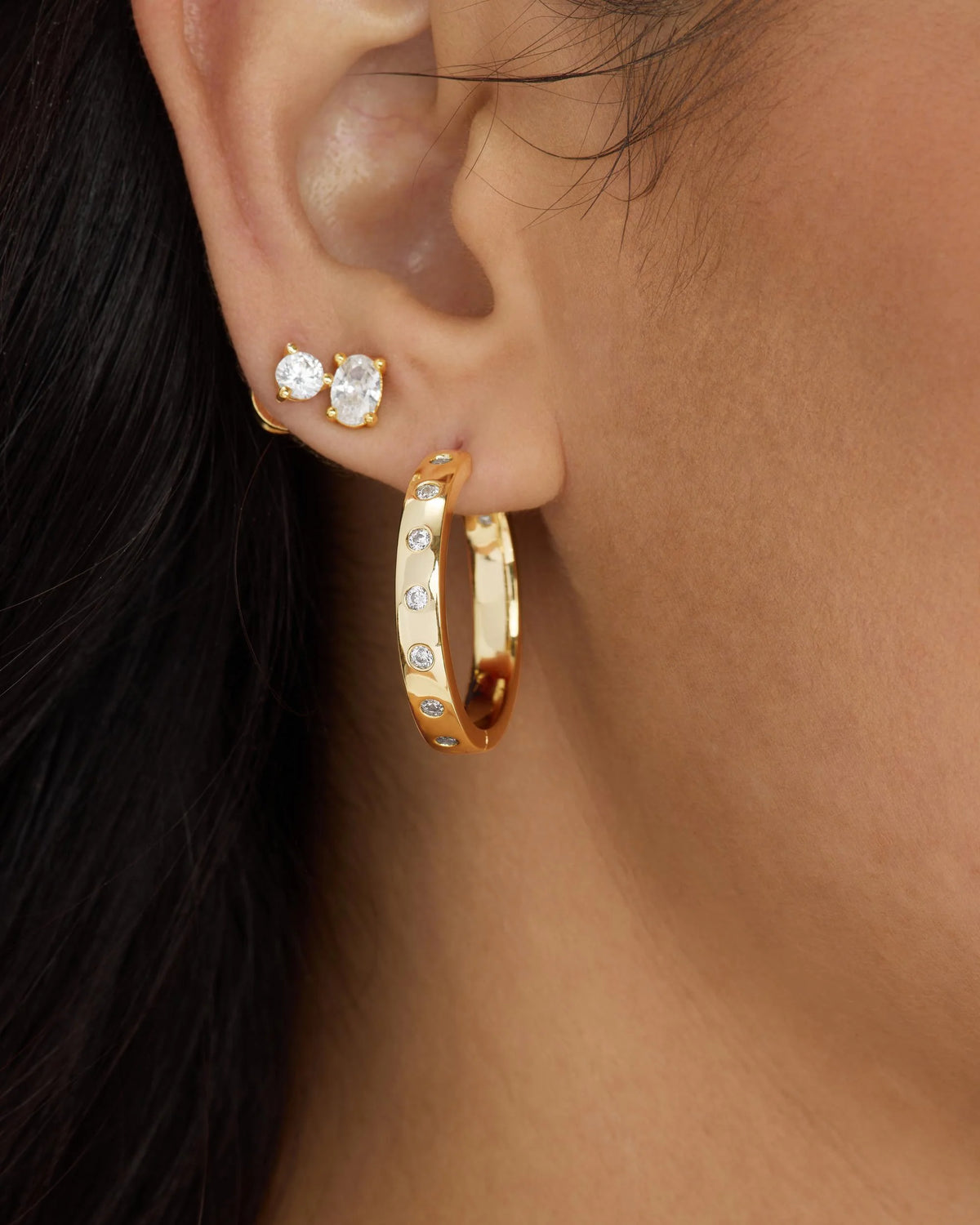 Ashley Reversible Hoops 1"