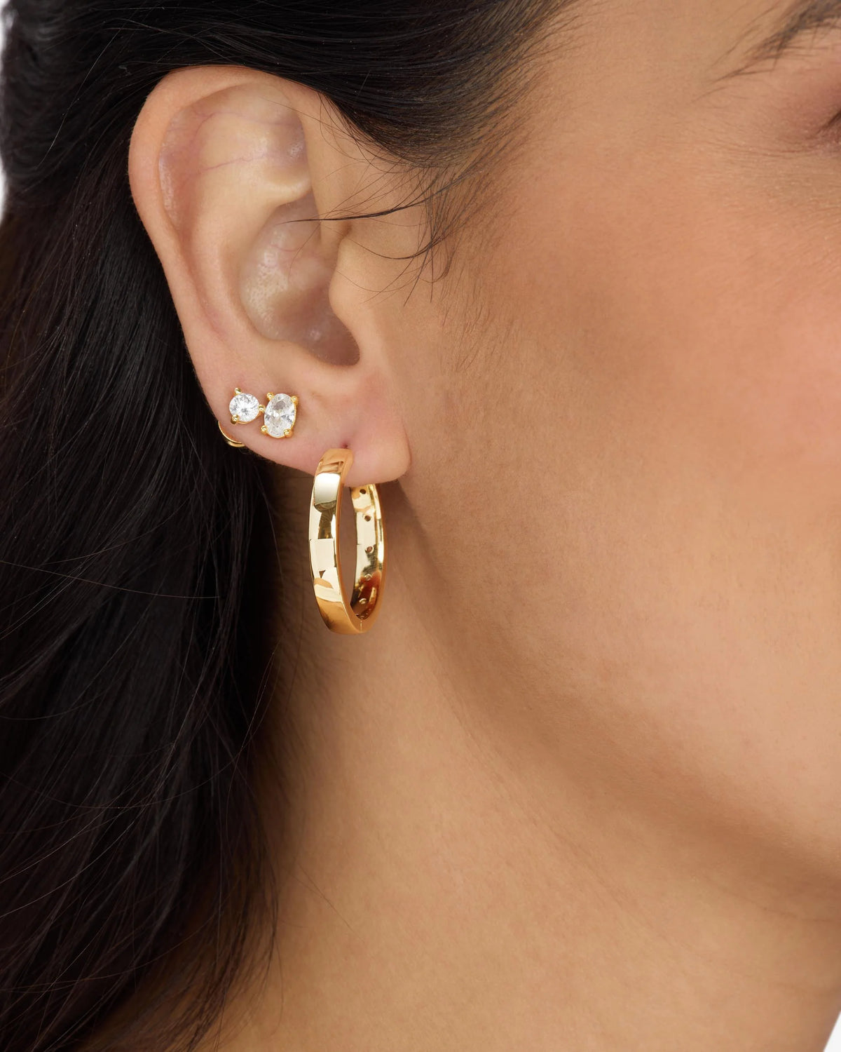 Ashley Reversible Hoops 1"
