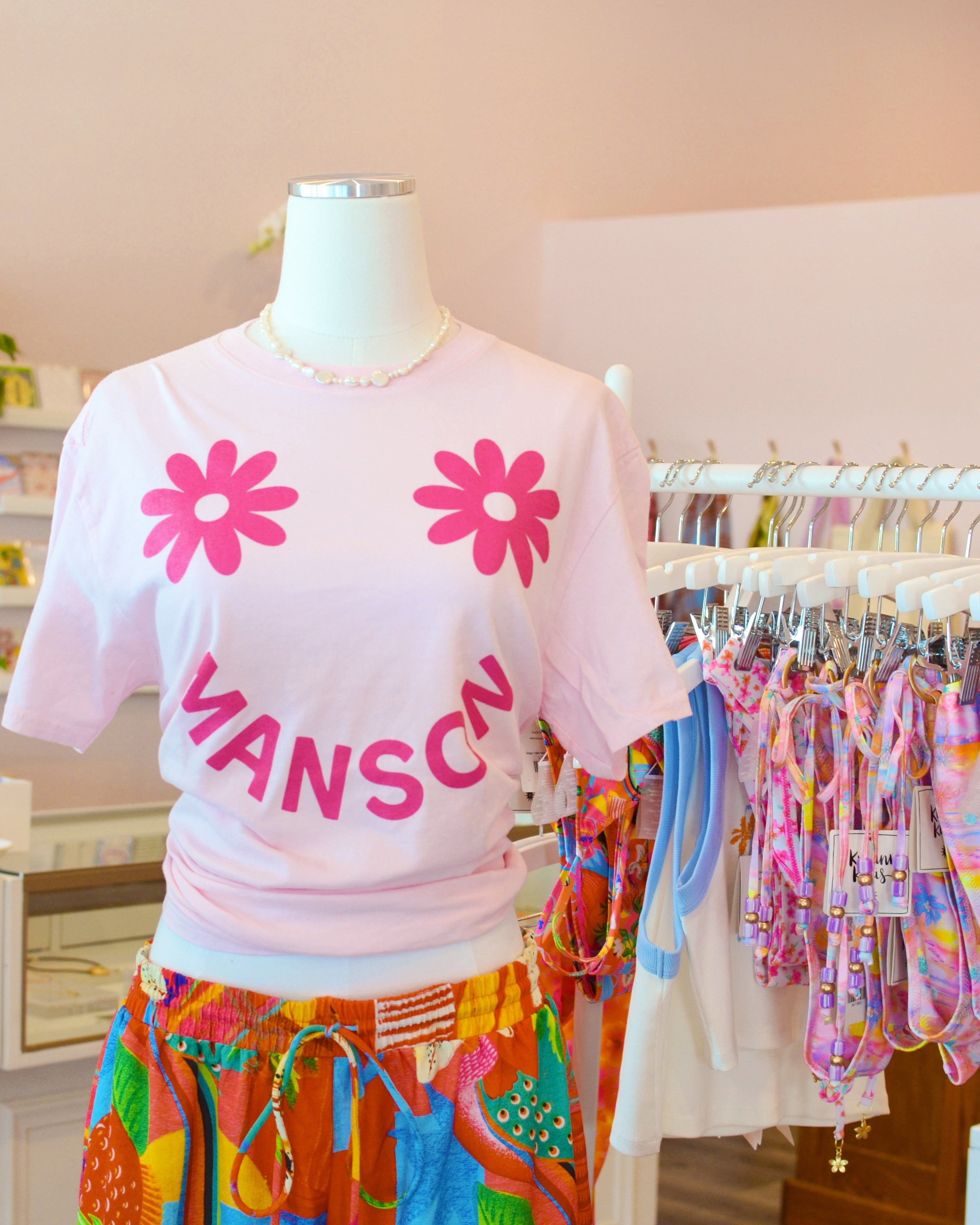 The North Shore Tee | Fuji Pink