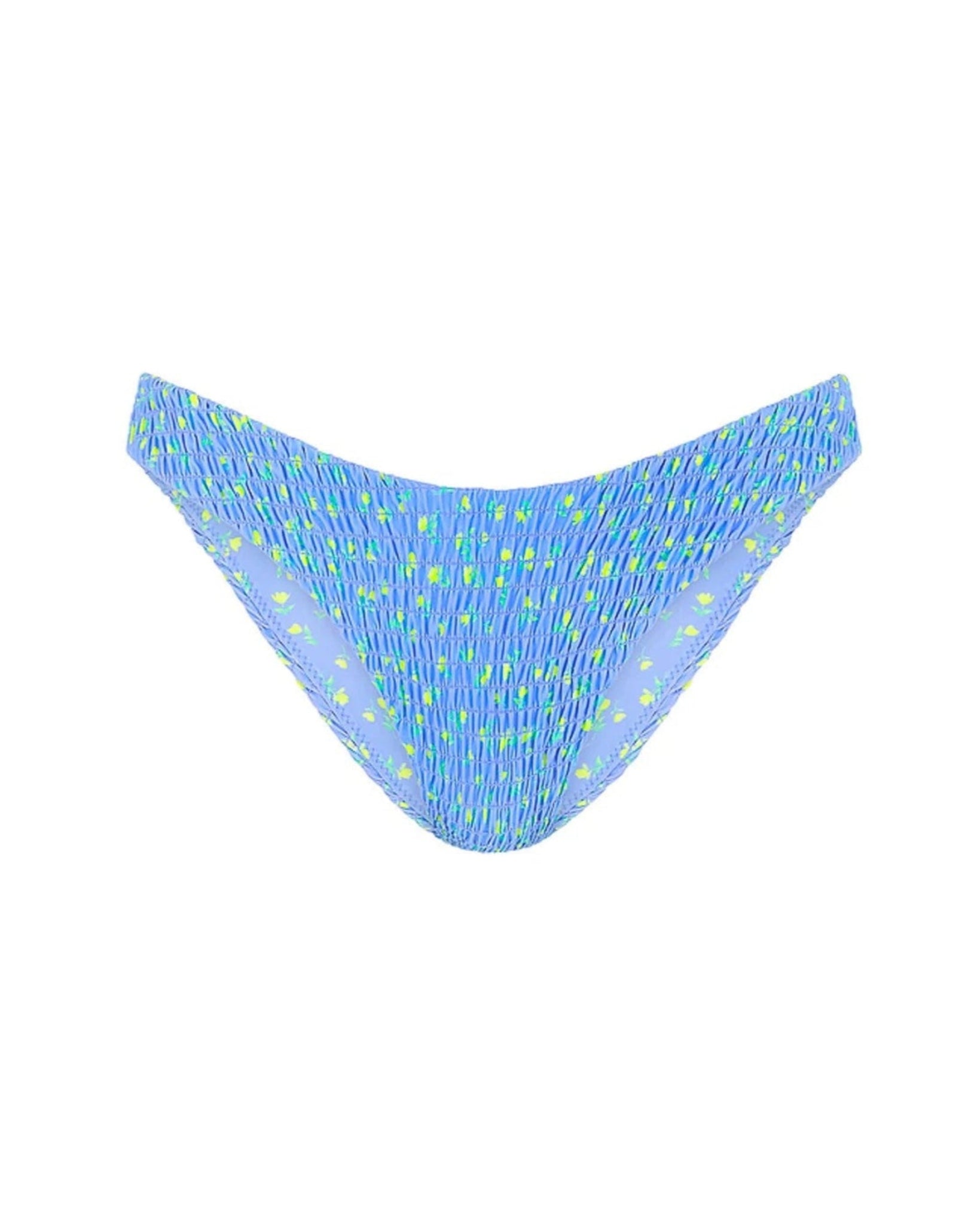 Shirred Minimal Full Coverage Bikini Bottom | Lemon Bloom