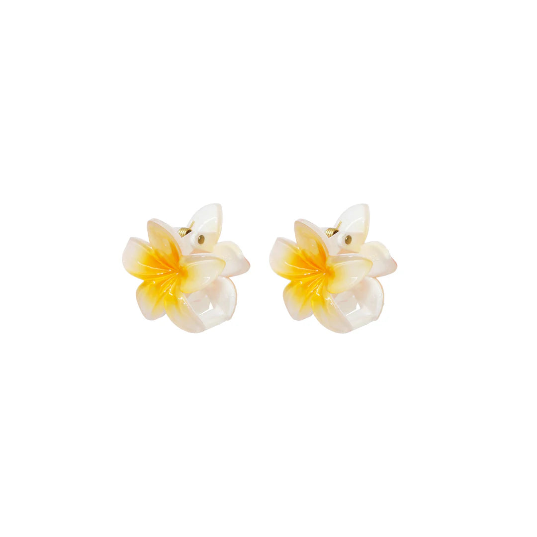Baby Super Bloom Claw Clip Set in Coconut