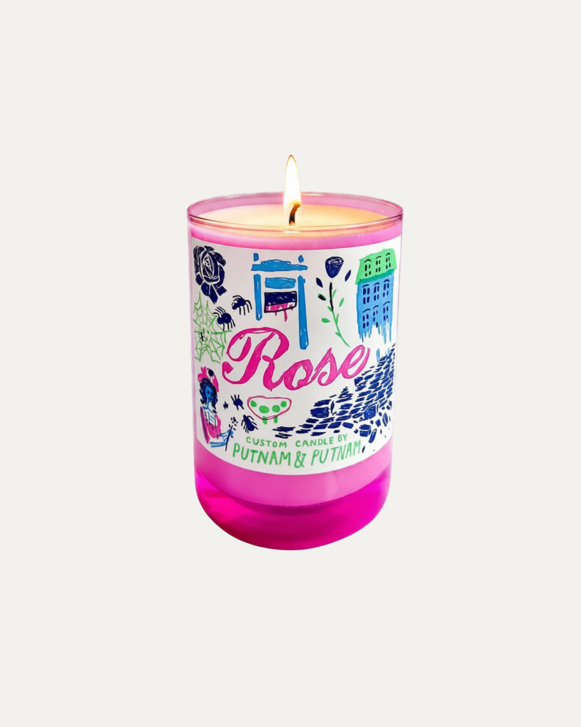 Rose Candle