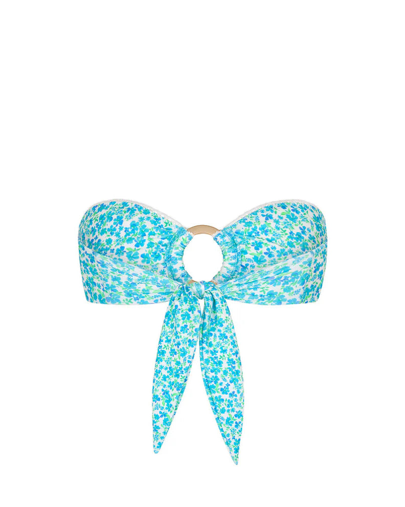 Decorative Strapless Bikini Top | Ocean Aura