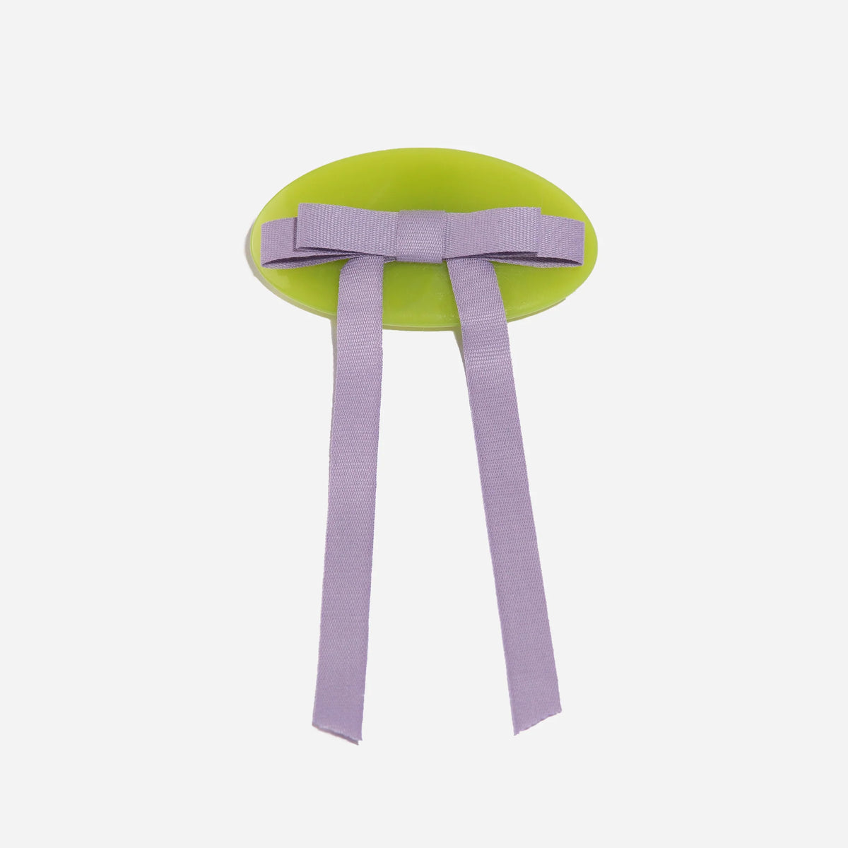 Barrette Bow-Lime Feeling Good main image 1