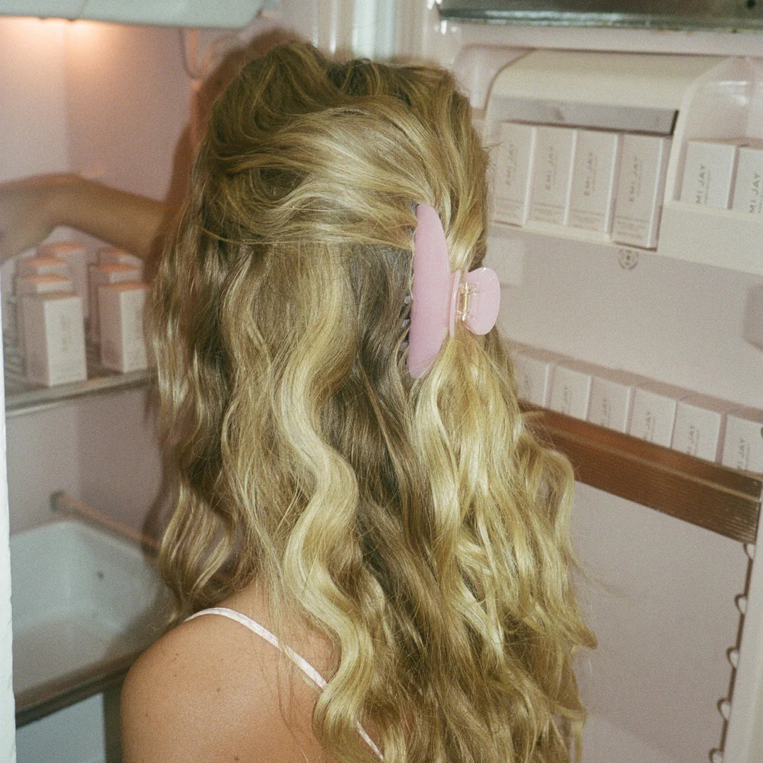 Big Effing Claw Clip in Cherub Pink