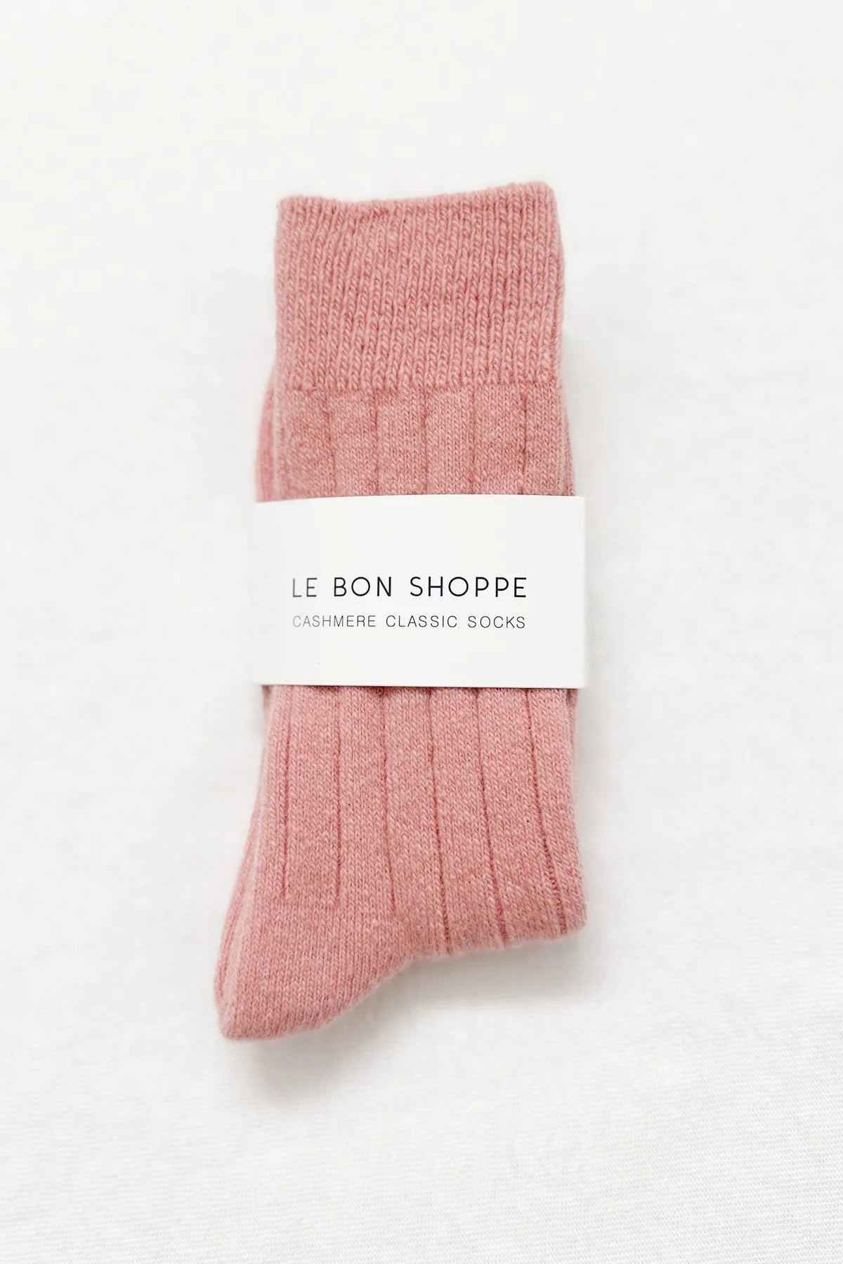 Classic Cashmere Socks | Rose Petal