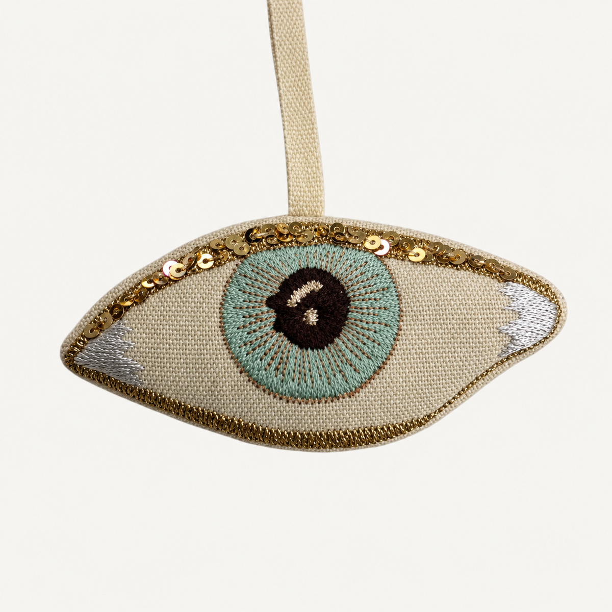 Cotton Evil Eye Ornament