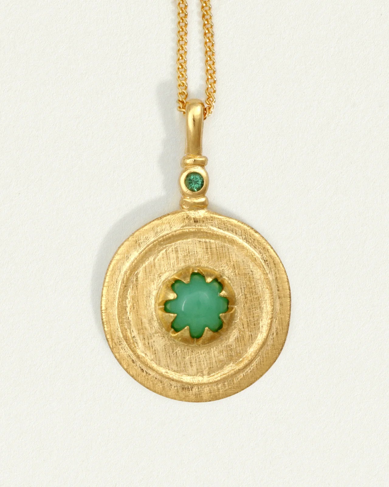 Cora Necklace | Chrysoprase & Gold
