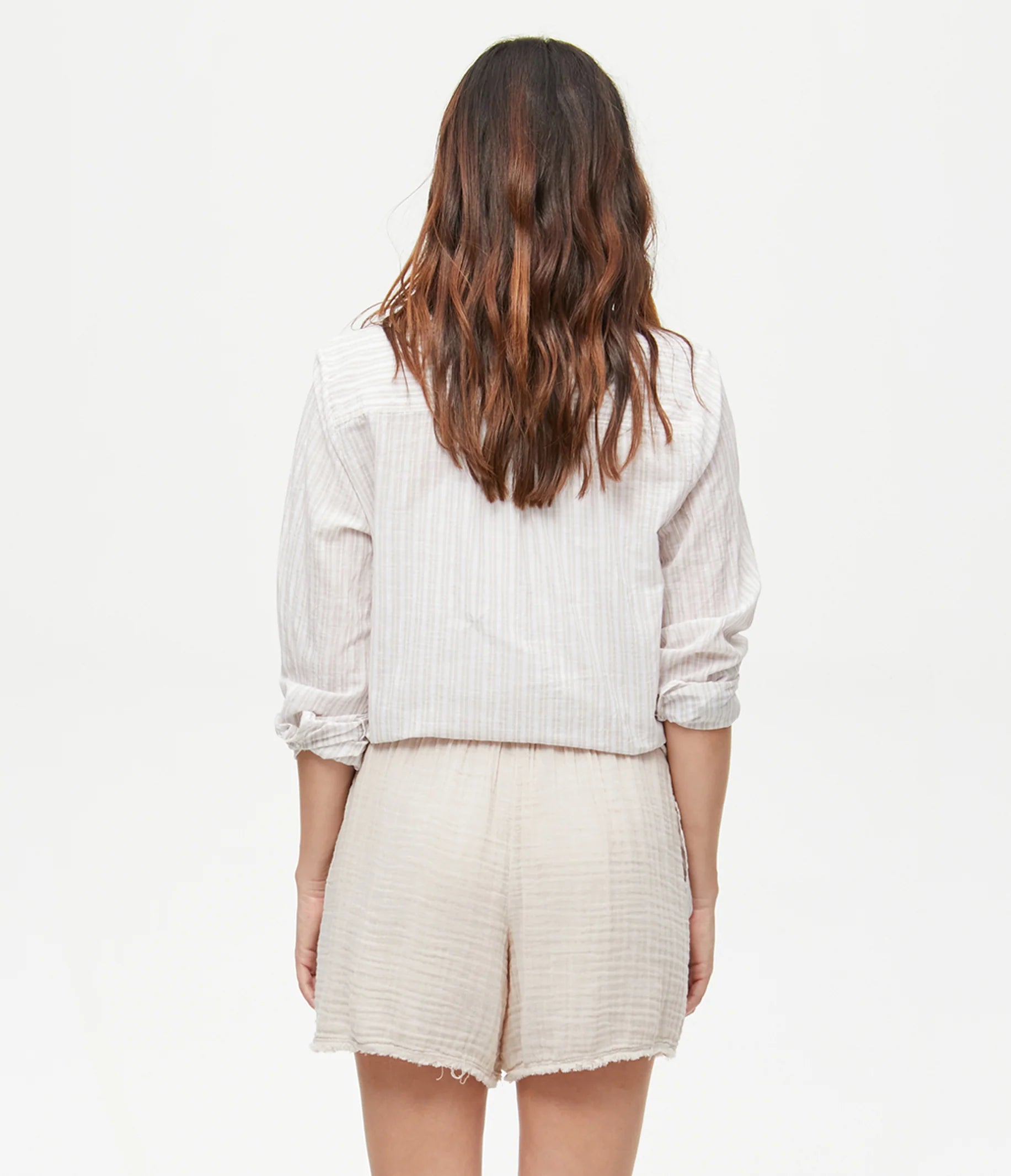 Sia Gauze Shorts | Cement