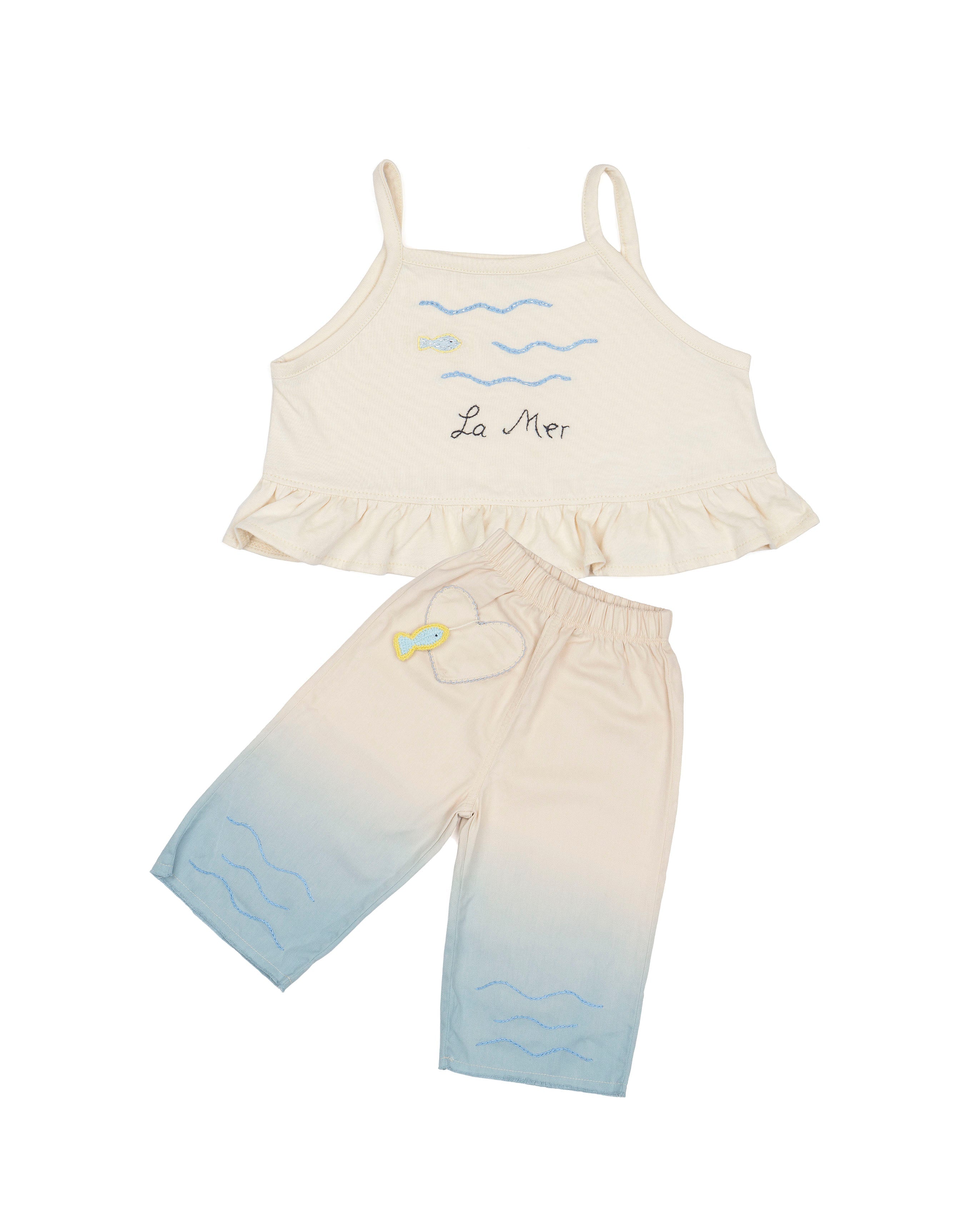 Wide Leg Pant Set | La Mer