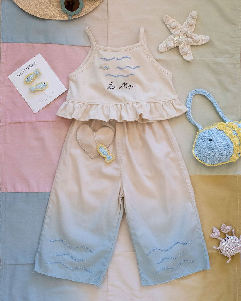 Wide Leg Pant Set | La Mer