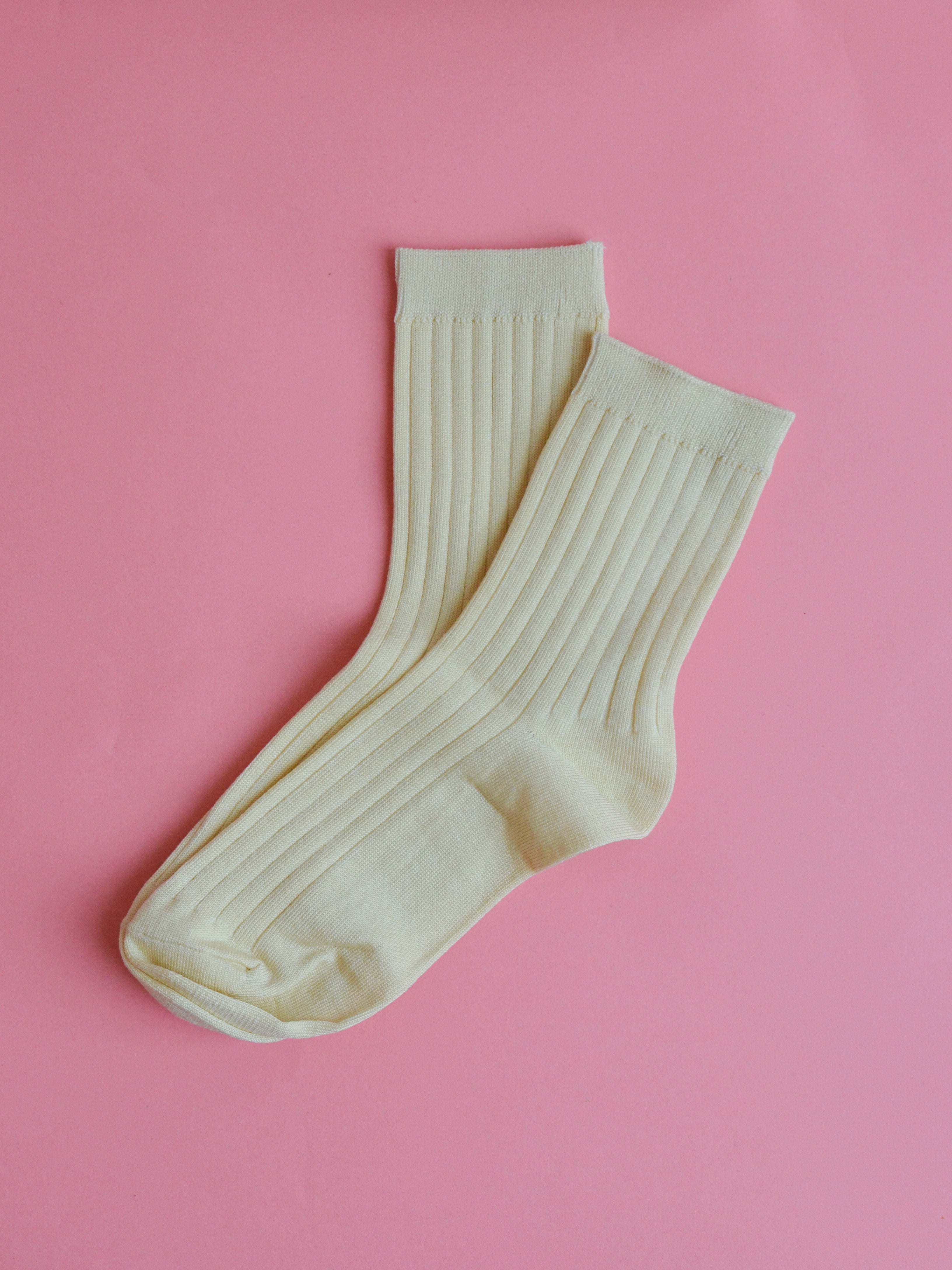 Her Socks in Porcelain