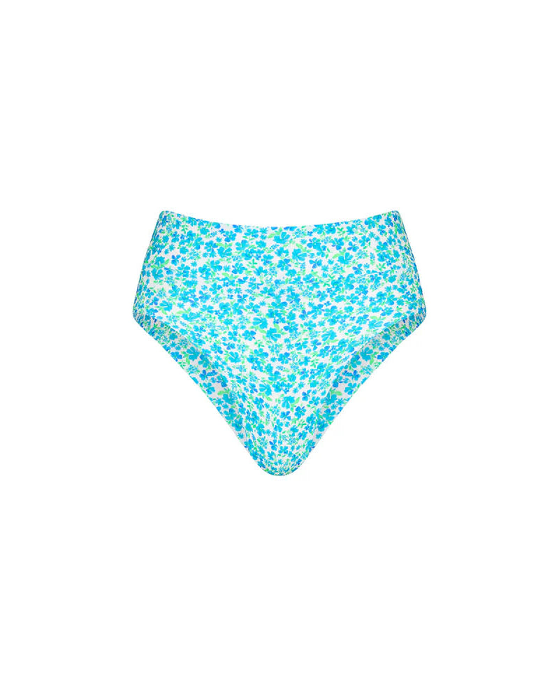 High Hip Cheeky Bikini Bottom | Ocean Aura