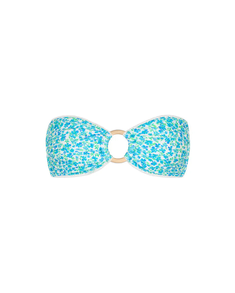 Decorative Strapless Bikini Top | Ocean Aura