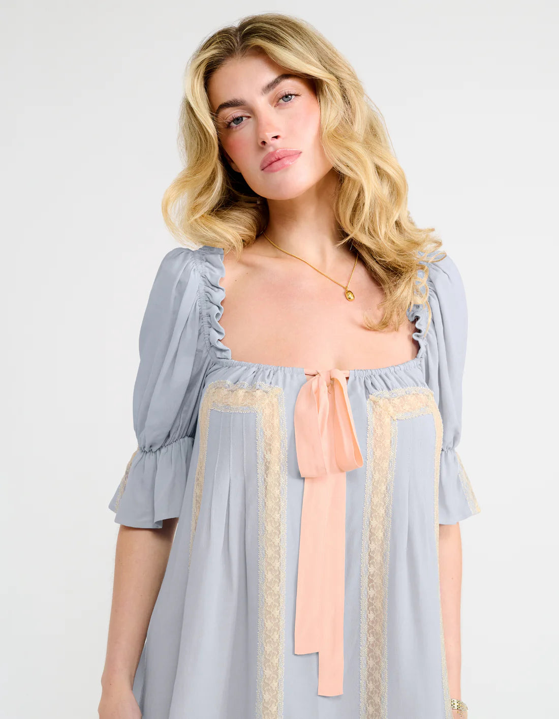 Heirloom Mini Dress | French Blue