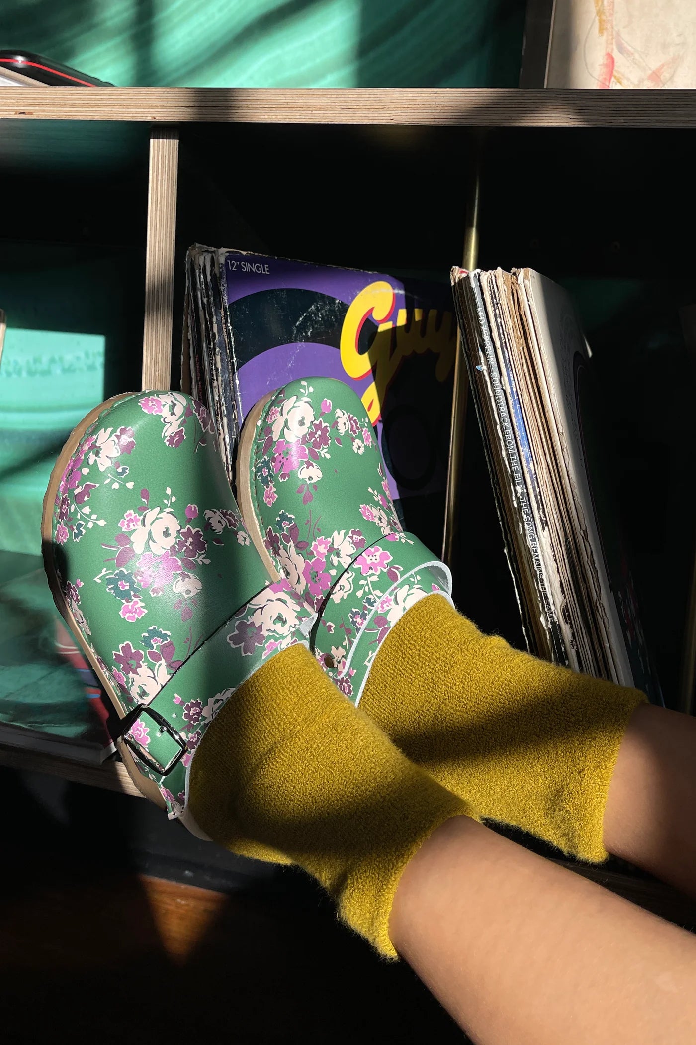 Cloud Socks | Green Olive