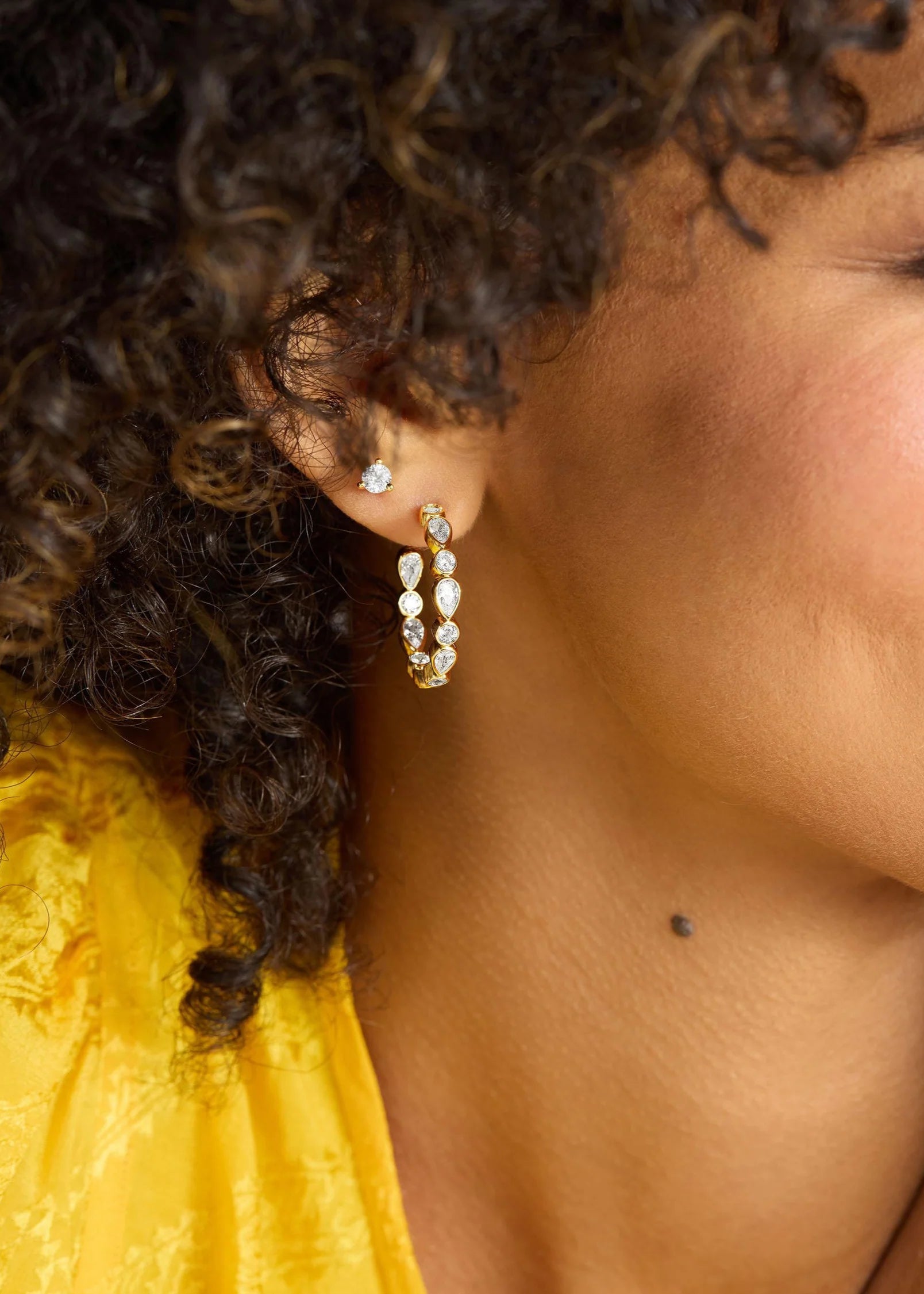 Isla Hoops 1" | Gold