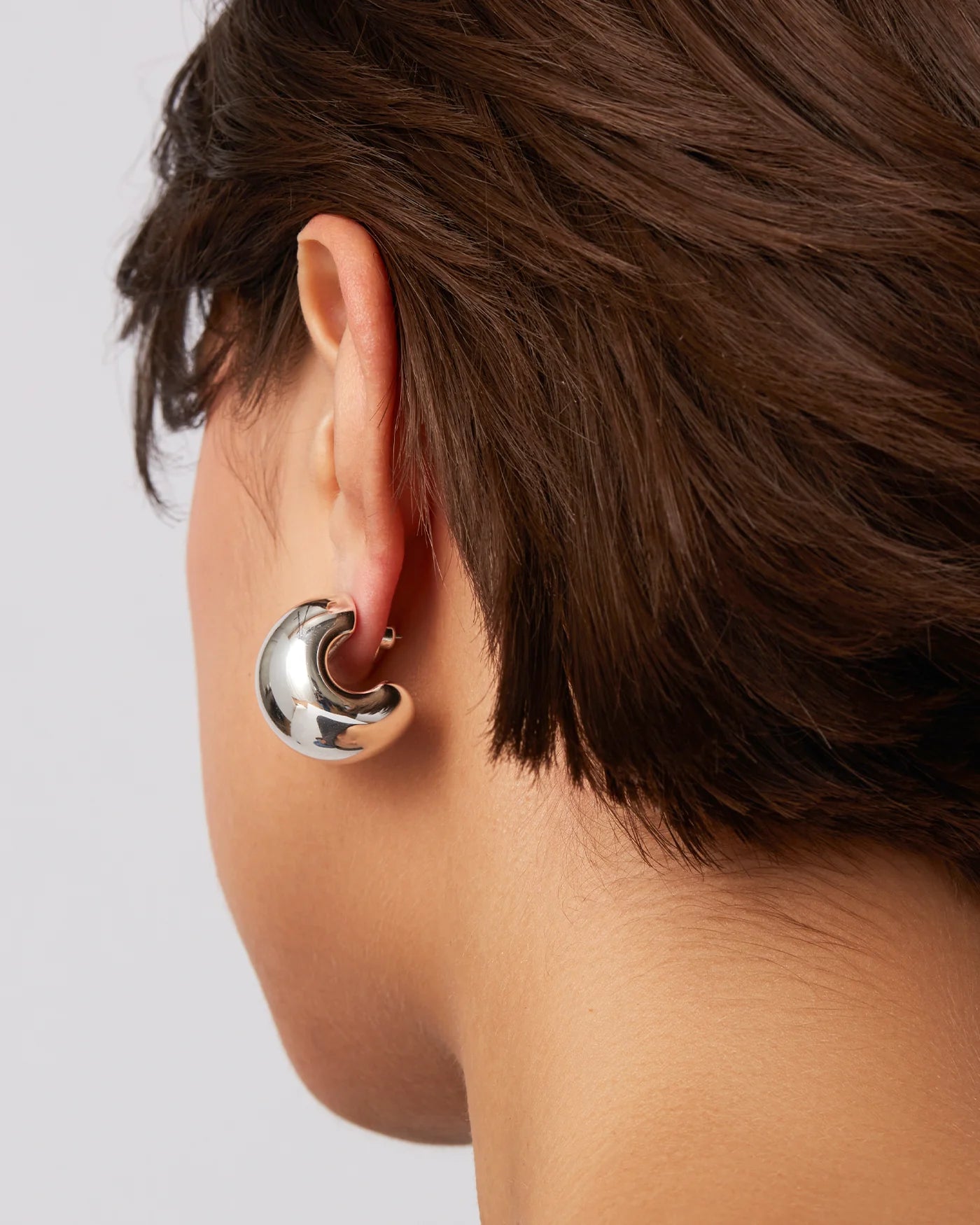 Gemma Hoops | Silver