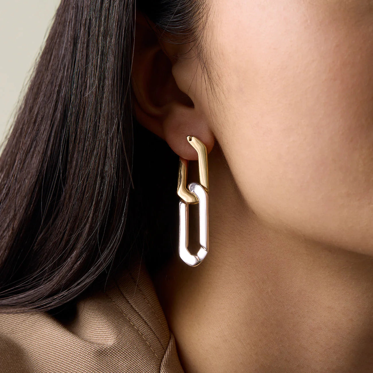 Rafael Earring | Two-Tone