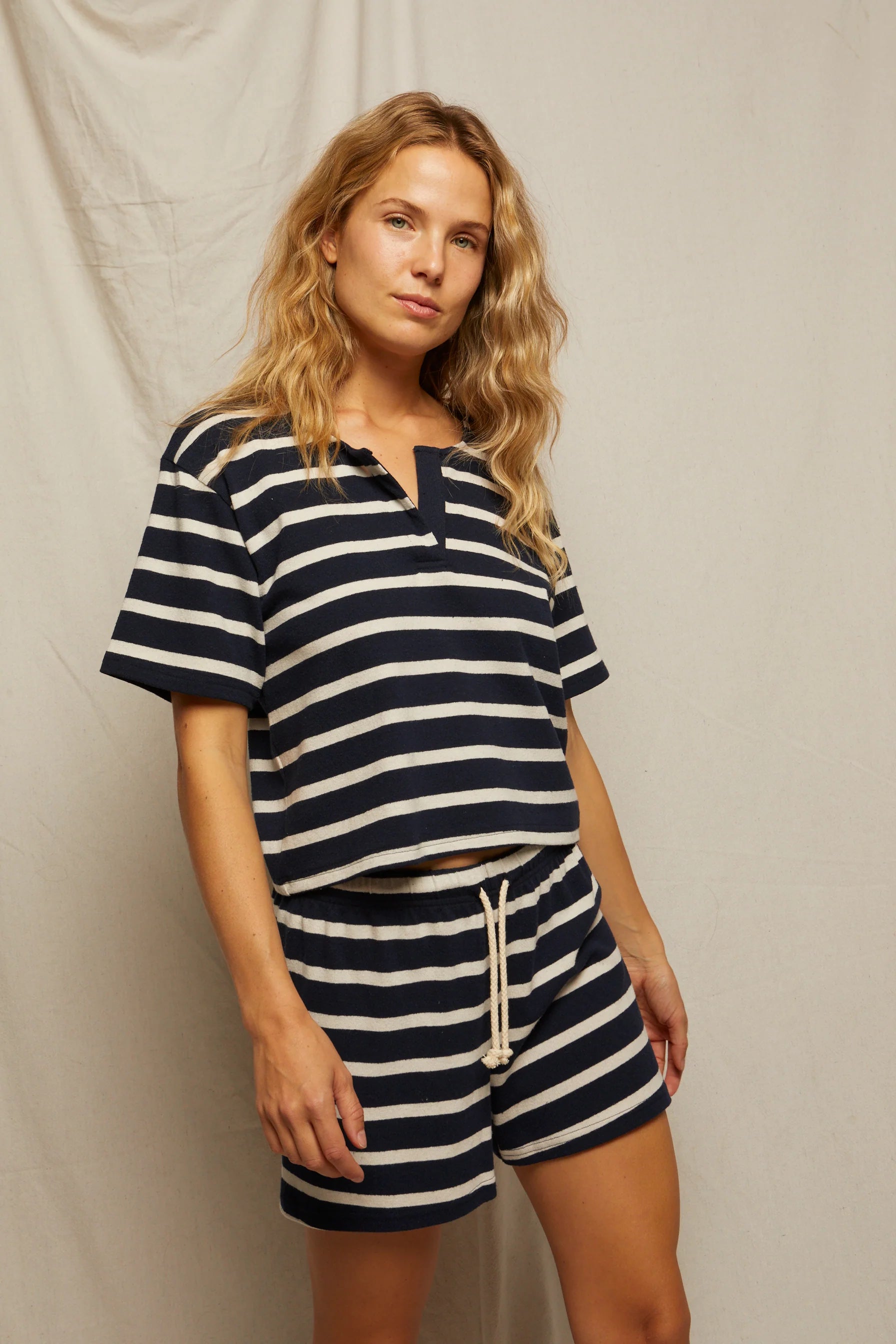 Jesse Recycle Stripe Short