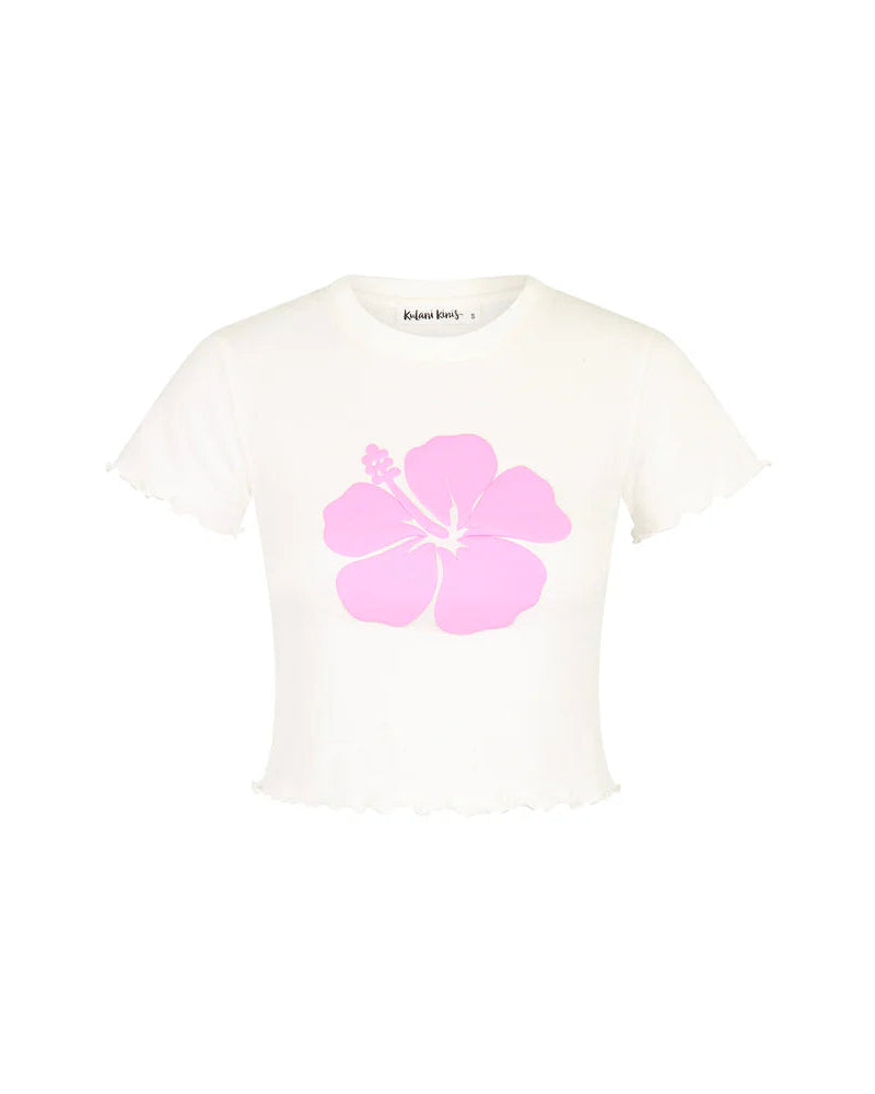 Lettuce Cropped Mini Tee