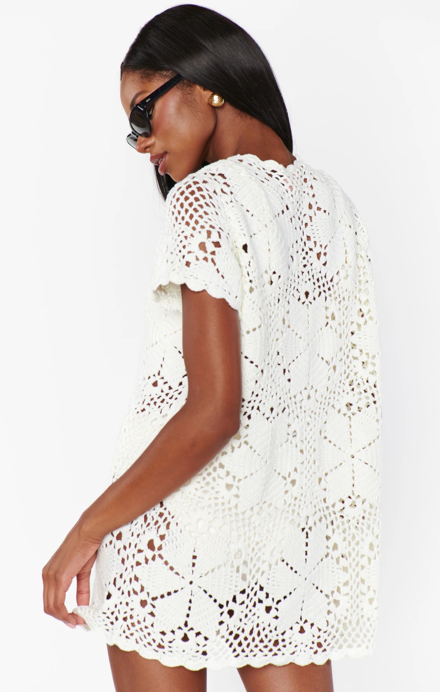 Cleo Coverup in Salty Crochet