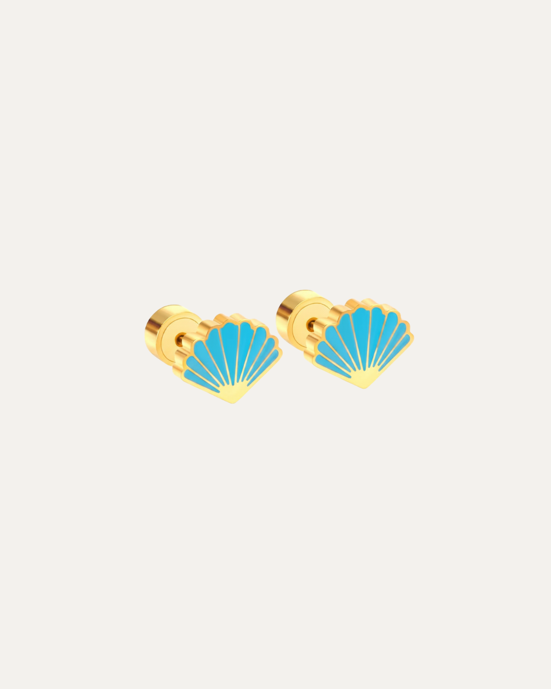 Mermaid Shell Stud Earrings