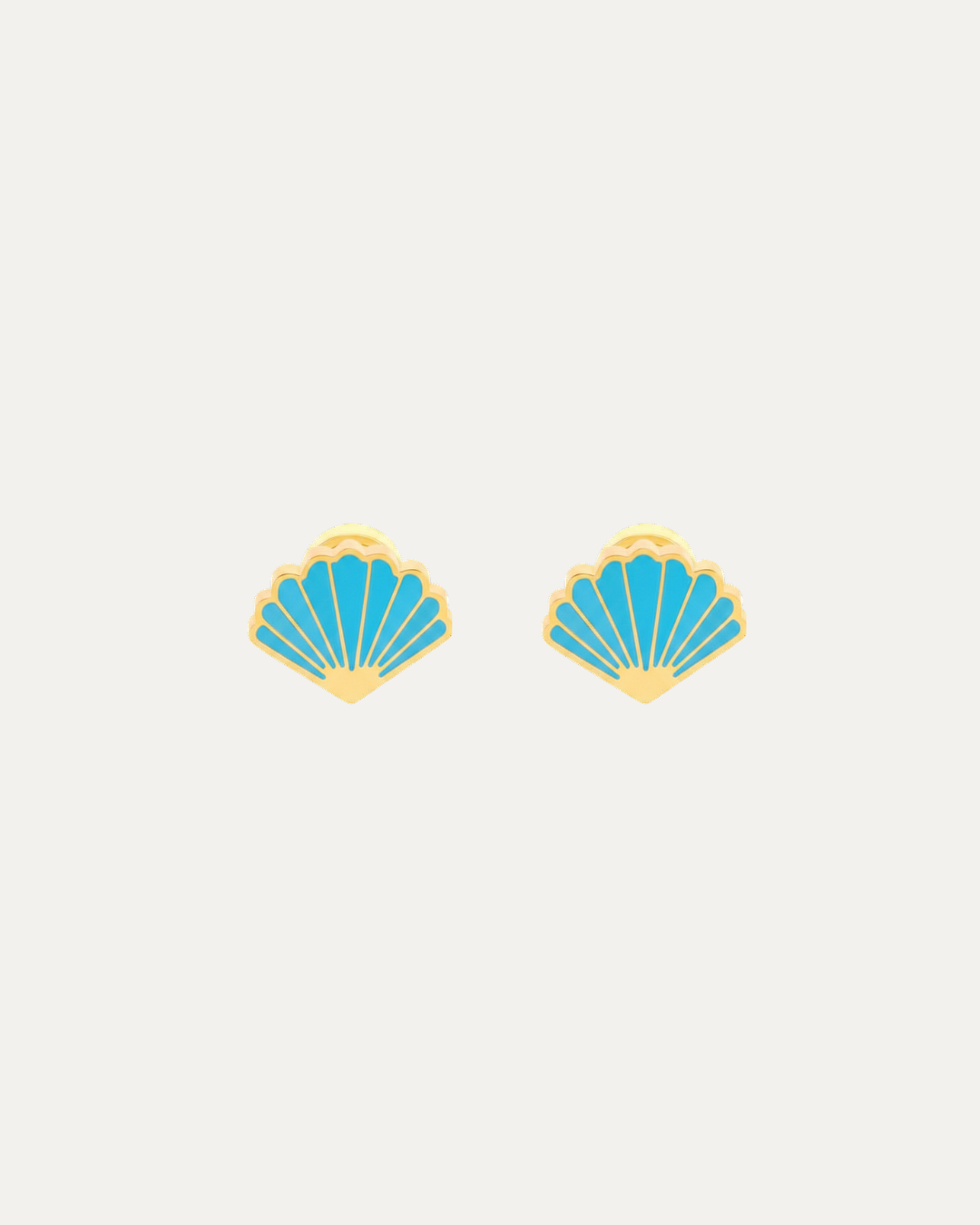 Mermaid Shell Stud Earrings