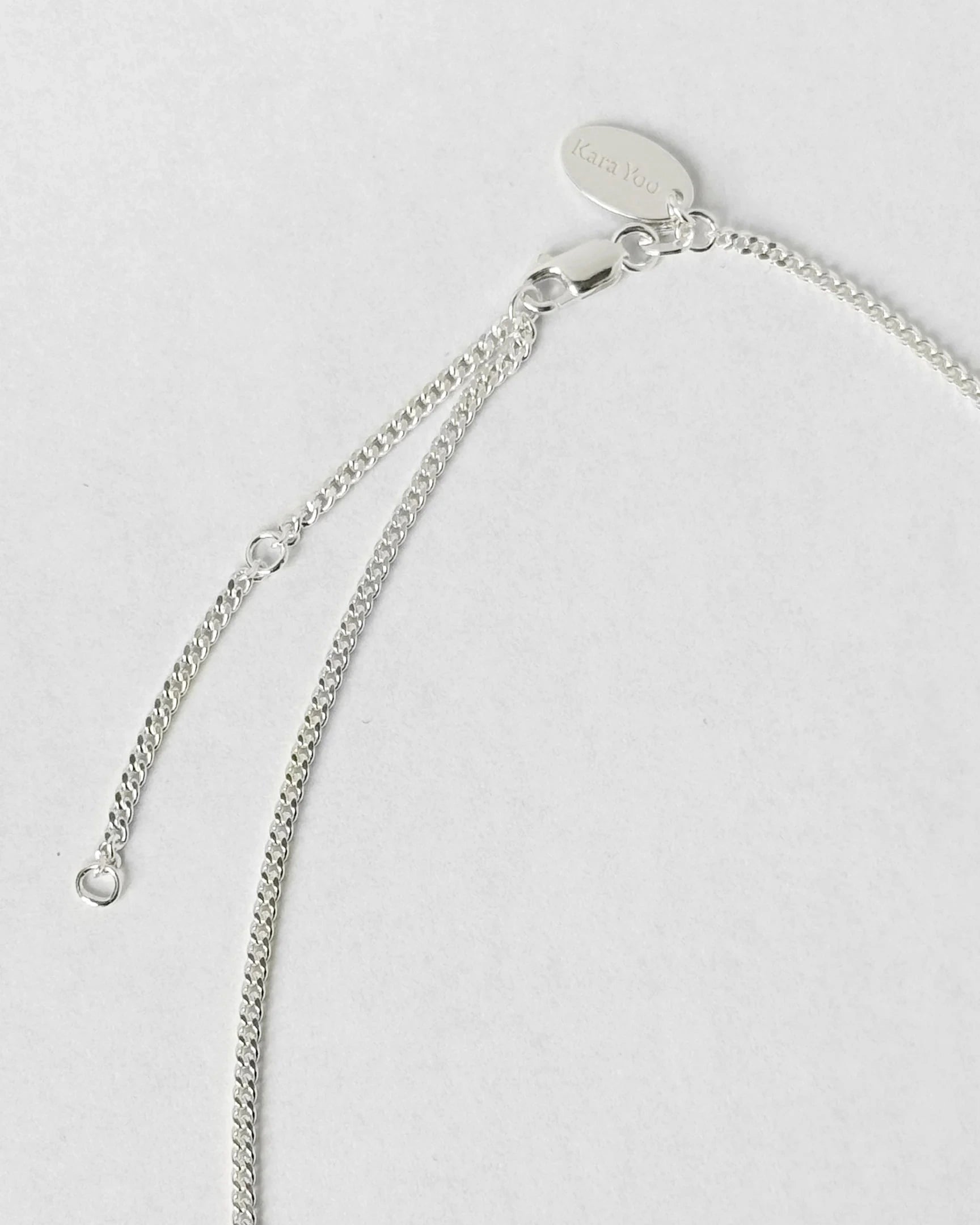 Silver Birthstone Necklace