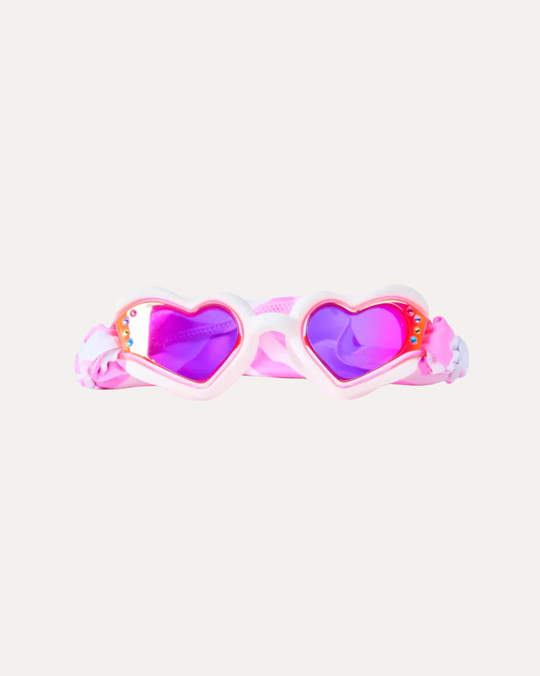 Soft Crush Fabric Strap Heart Kids Goggle | Daydream