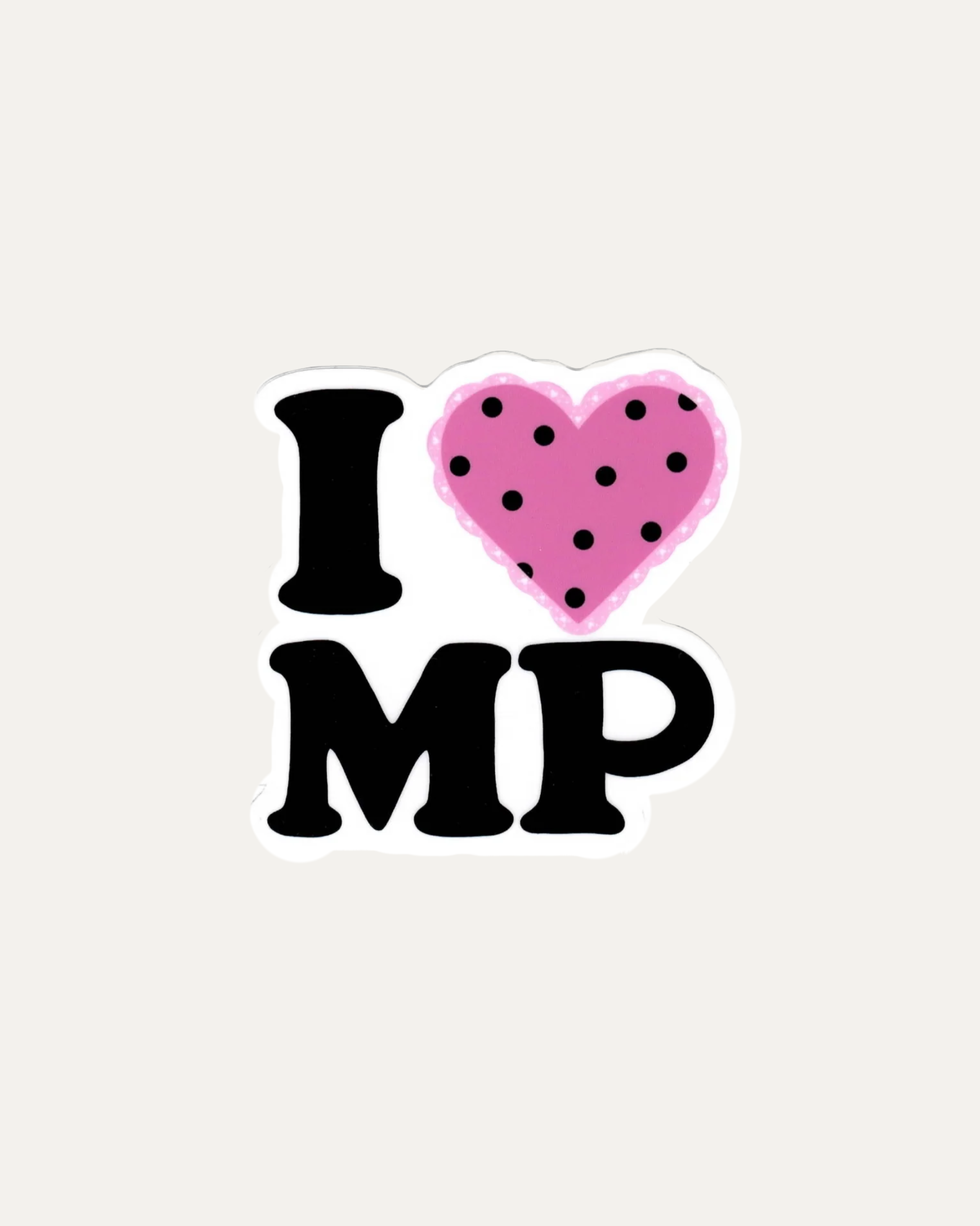 I LOVE MP Sticker