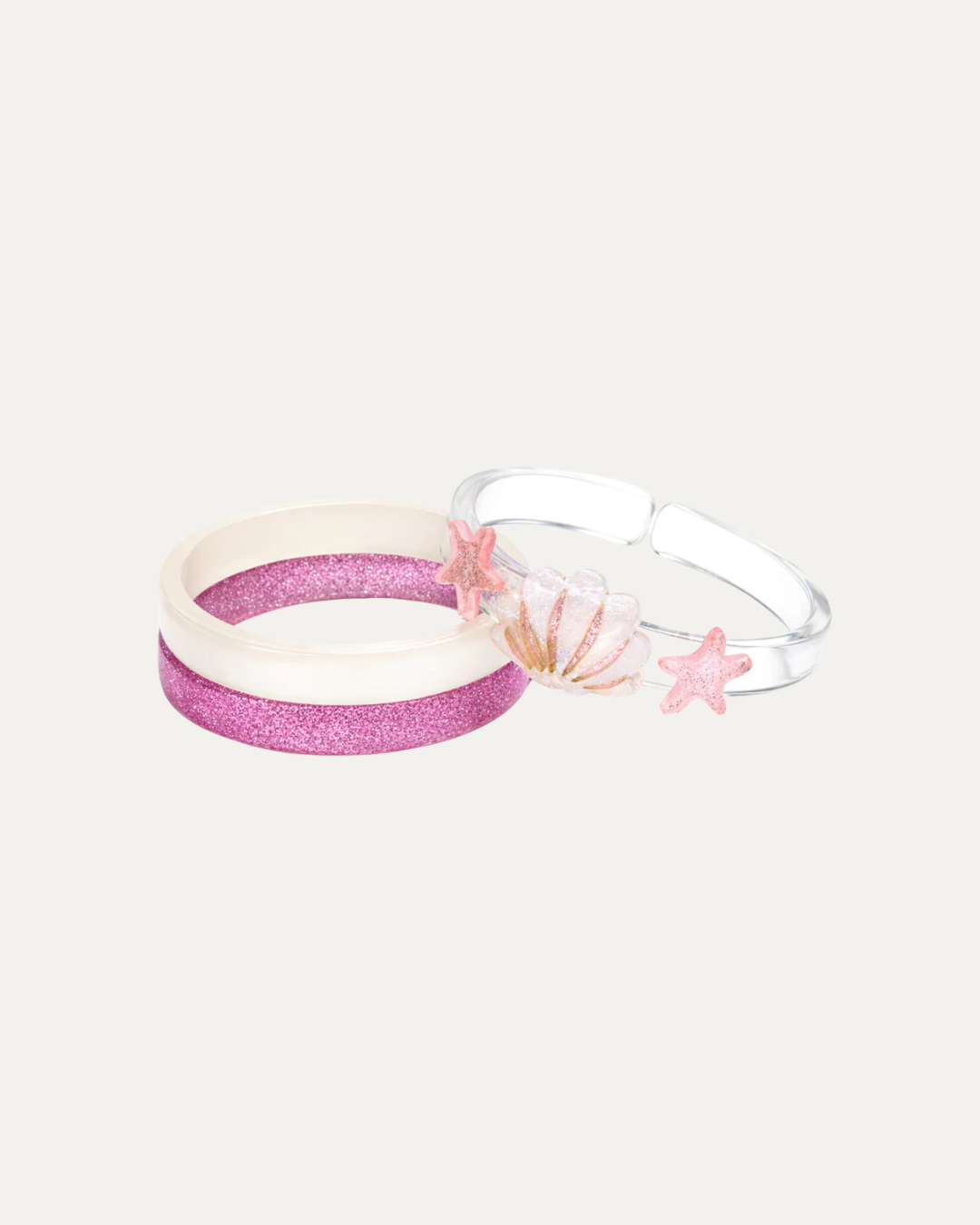 Seashell Pink Bangle Set
