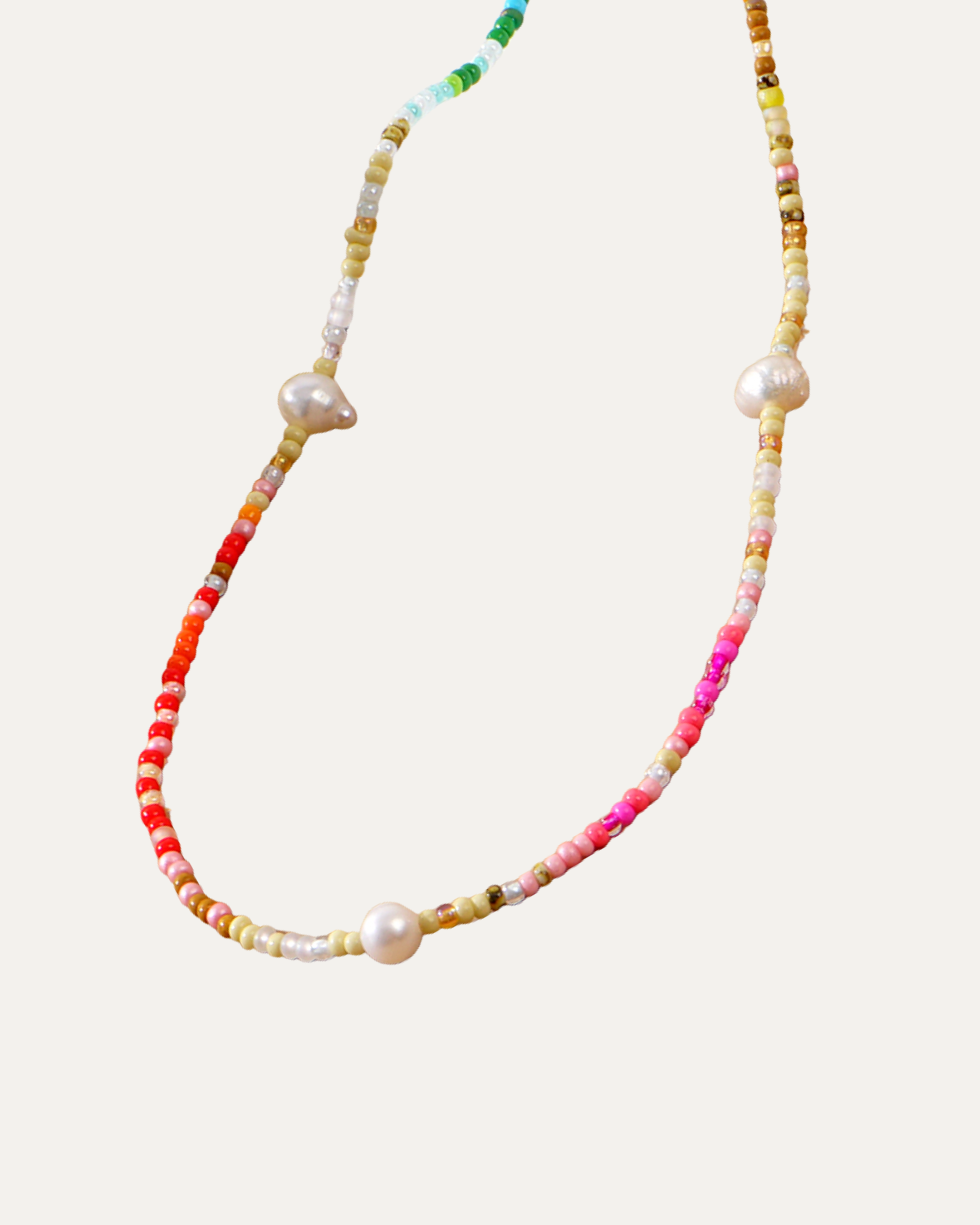 Calico Pearl Necklace