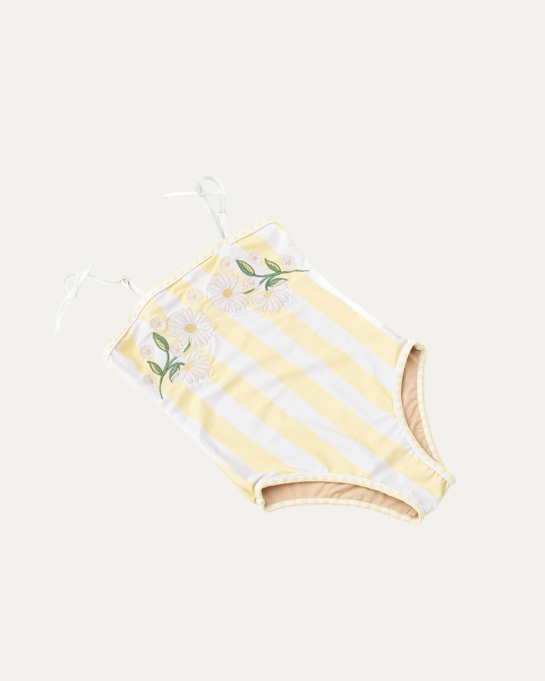 Embroidered One Piece Swimsuit
