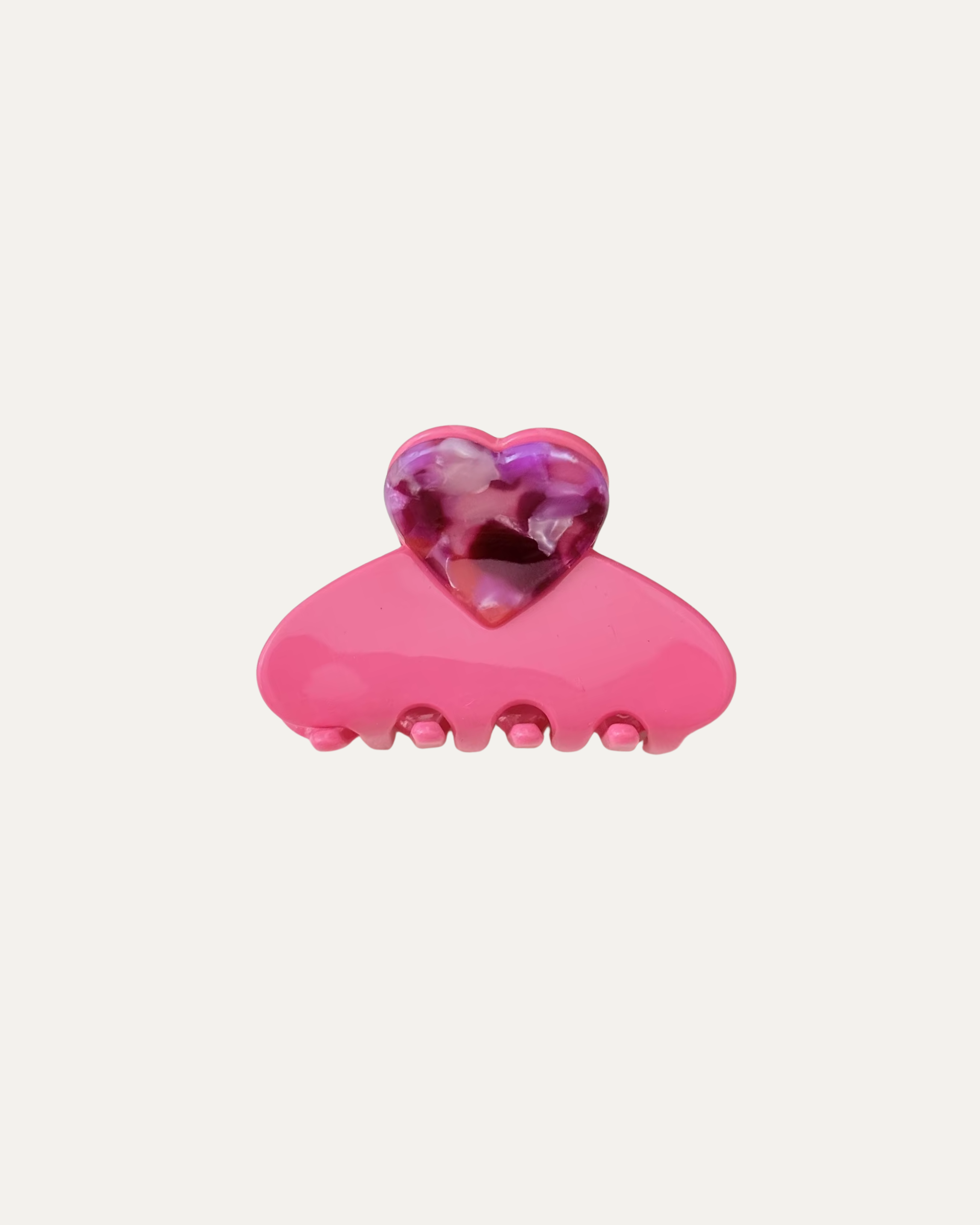 Mini Heart Hair Claw