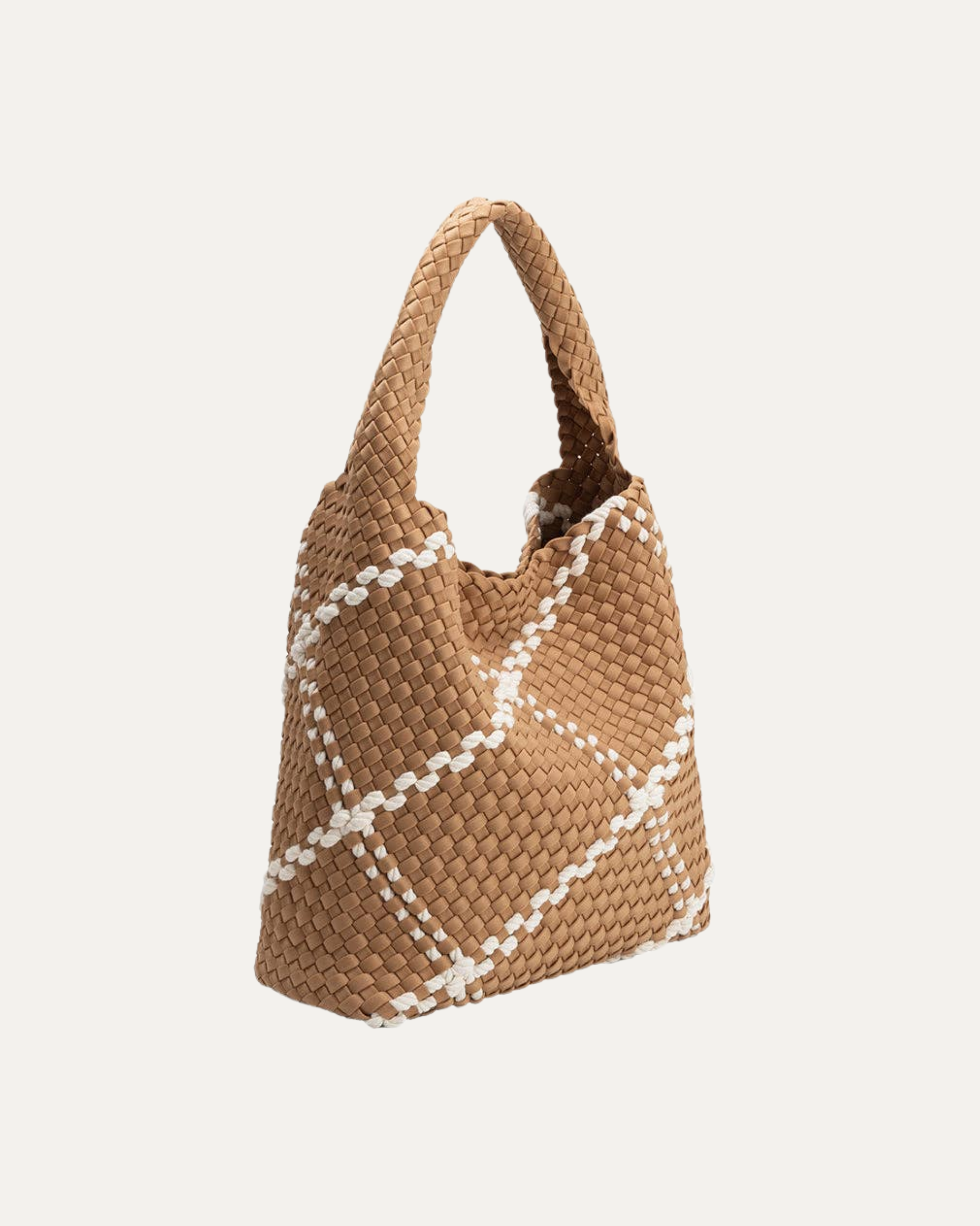 Johanna Sand Nylon Shoulder Bag