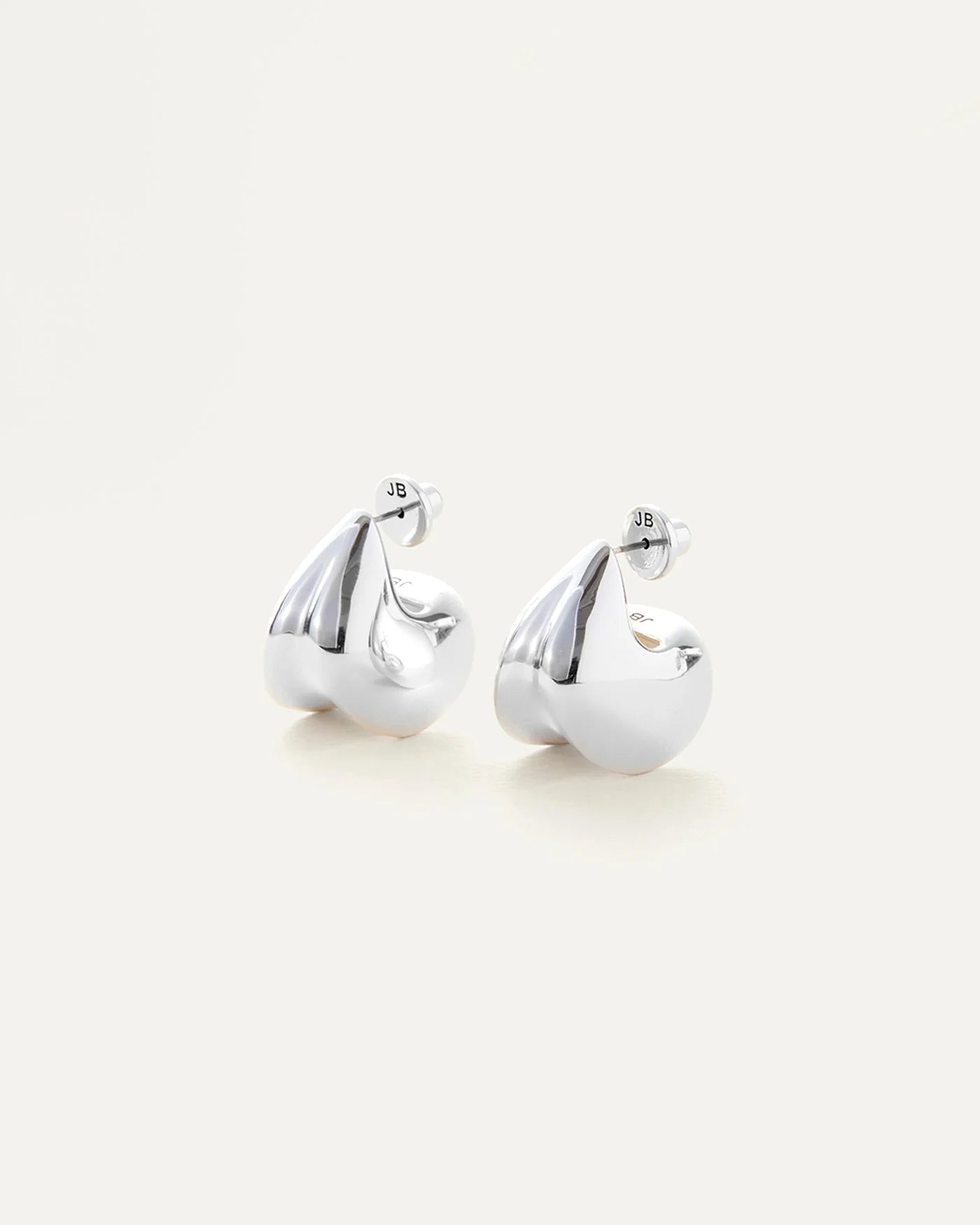 Nouveaux Puff Earrings | Silver