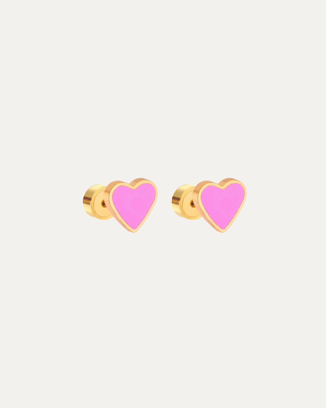 Pink Sweethearts Stud Earrings