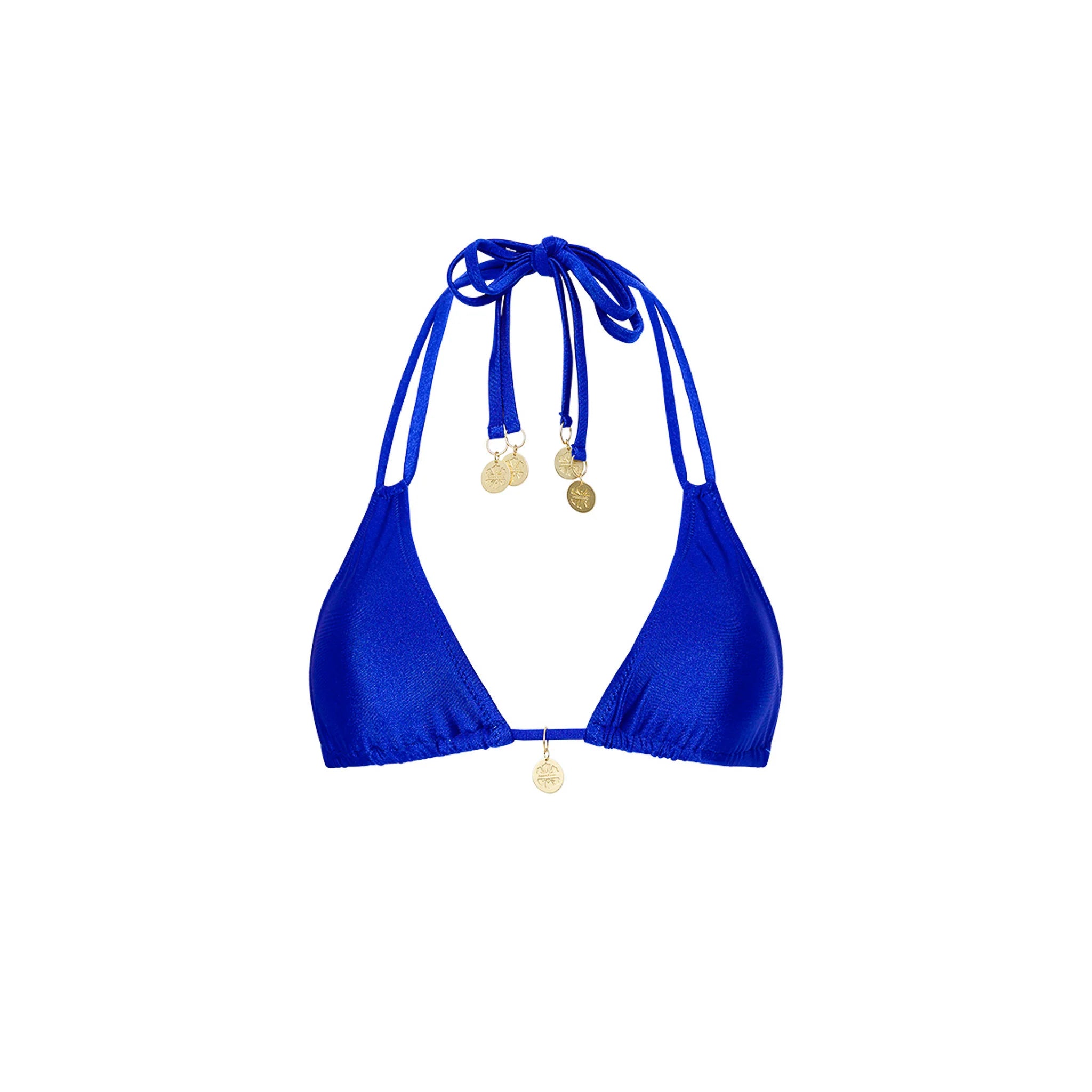 Halter Bralette Bikini Top | Blue Lagoon