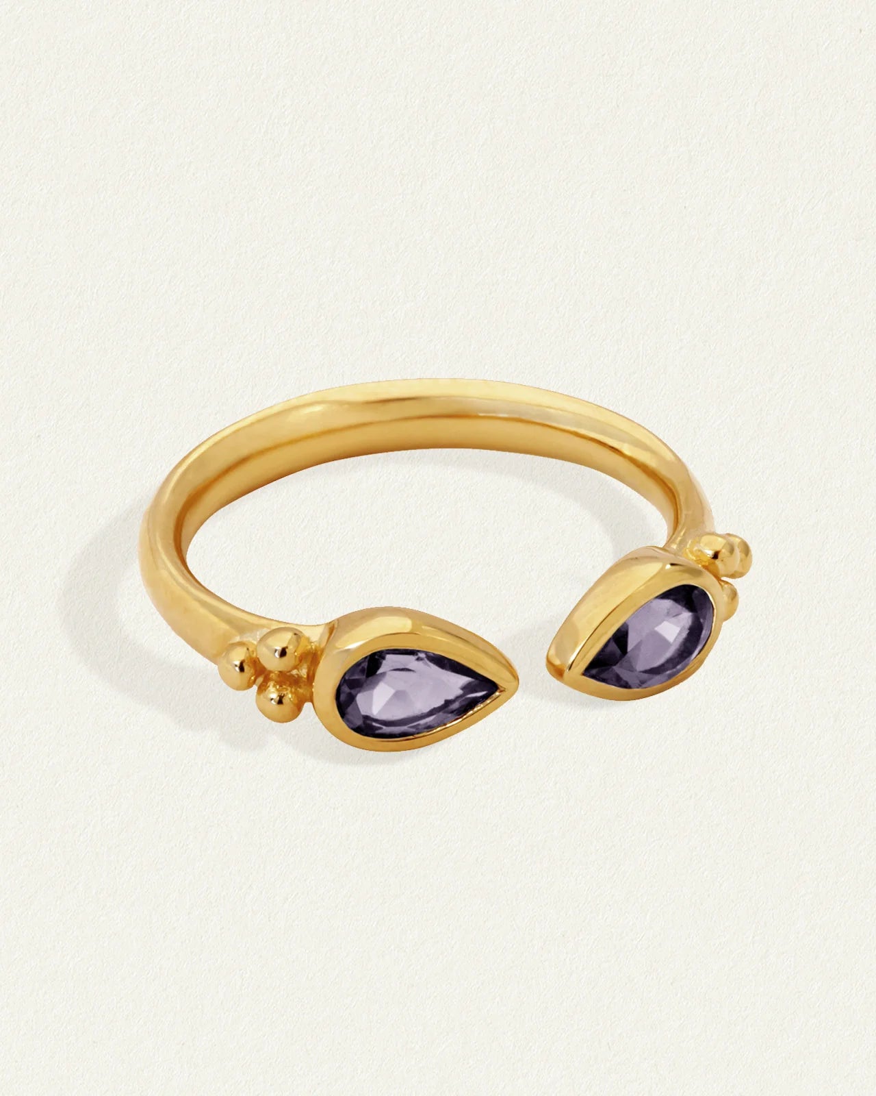 Sarra Ring | Amethyst & Gold