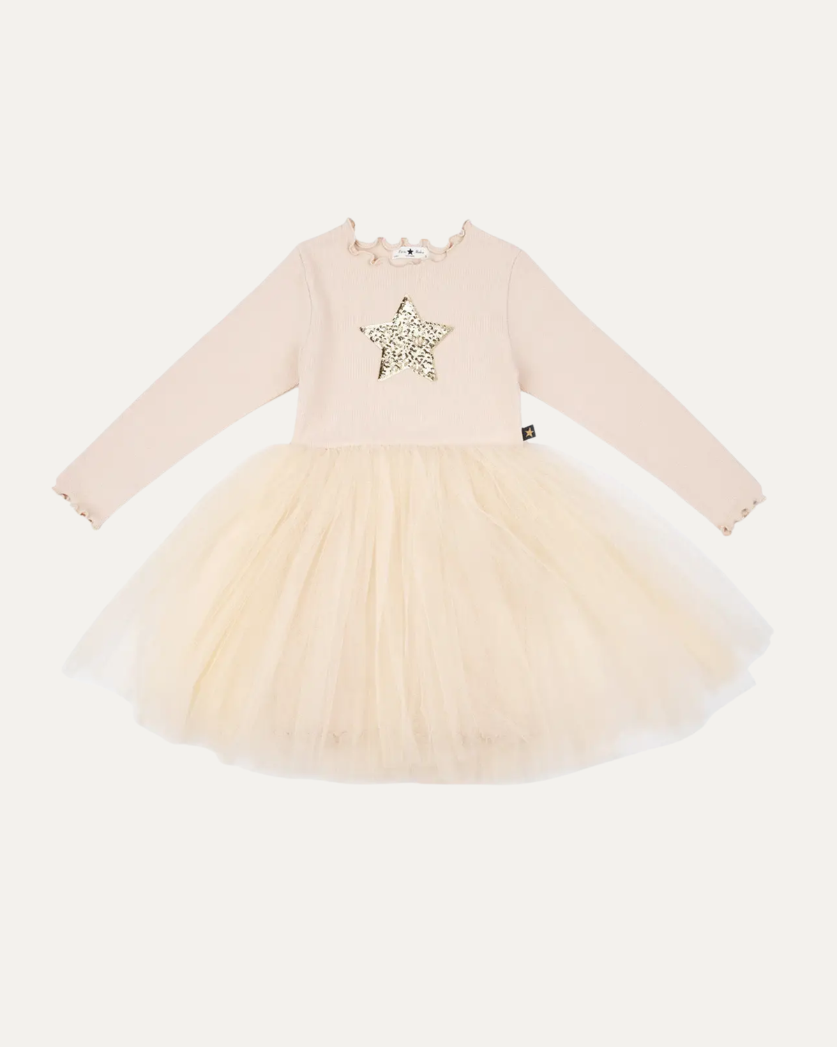 Hailey Gold Star Tutu Dress