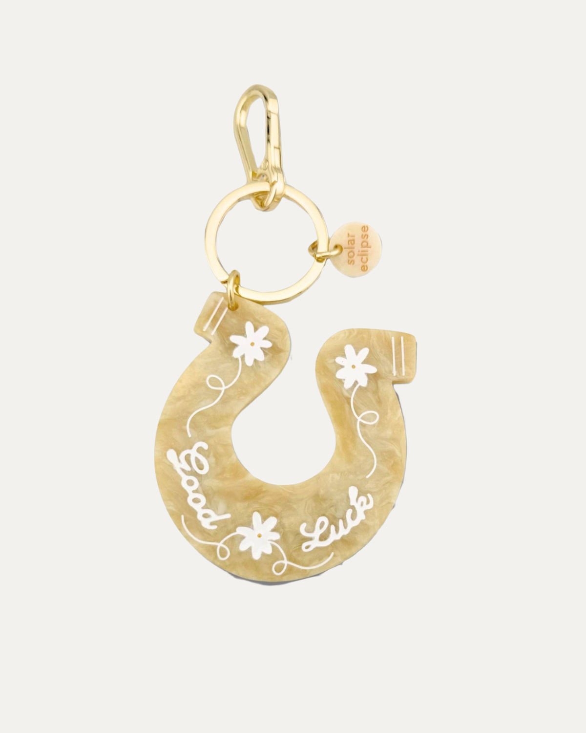 Good Luck Horseshoe Bag Charm + Keychain