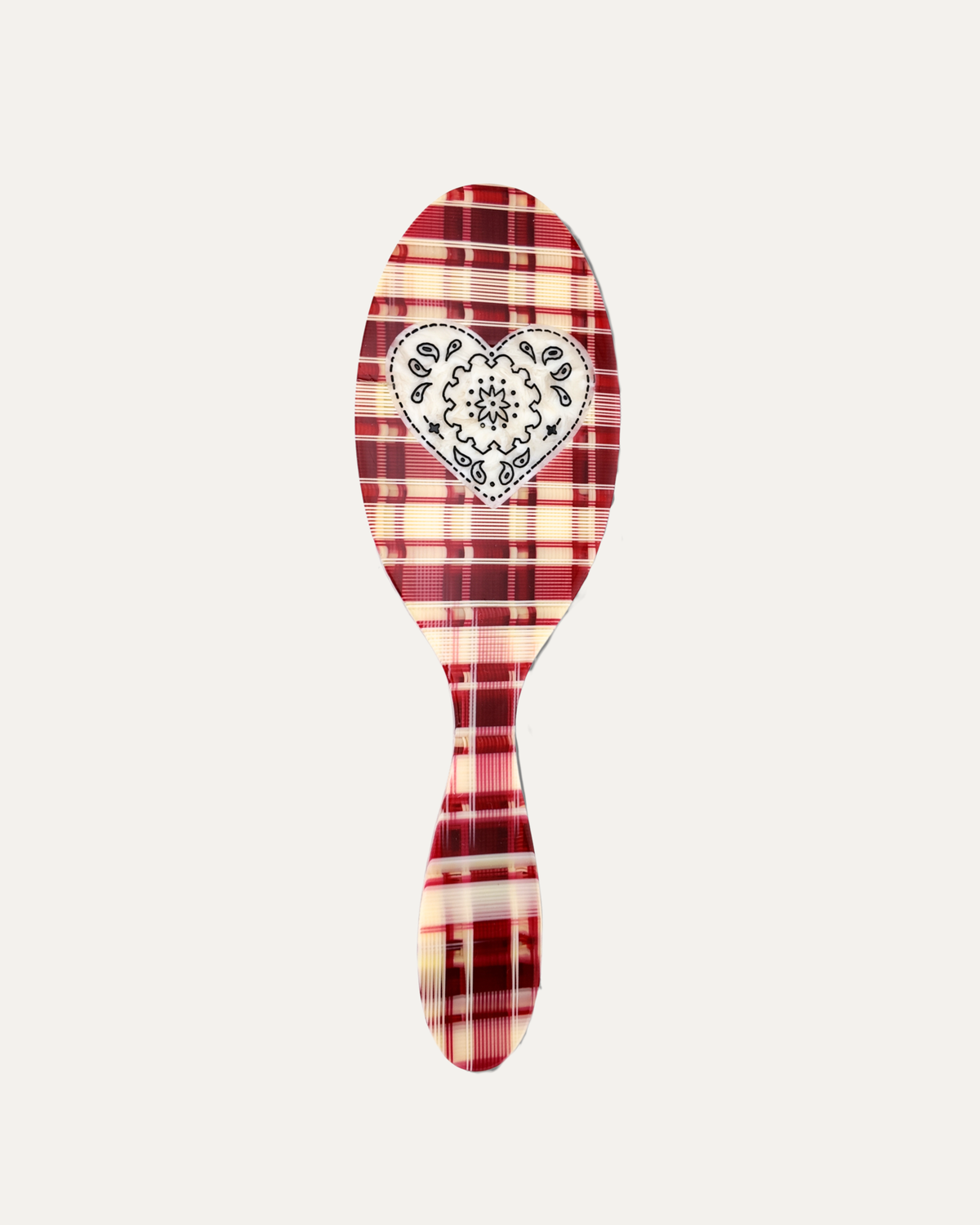 Paisley Heart Hair Brush