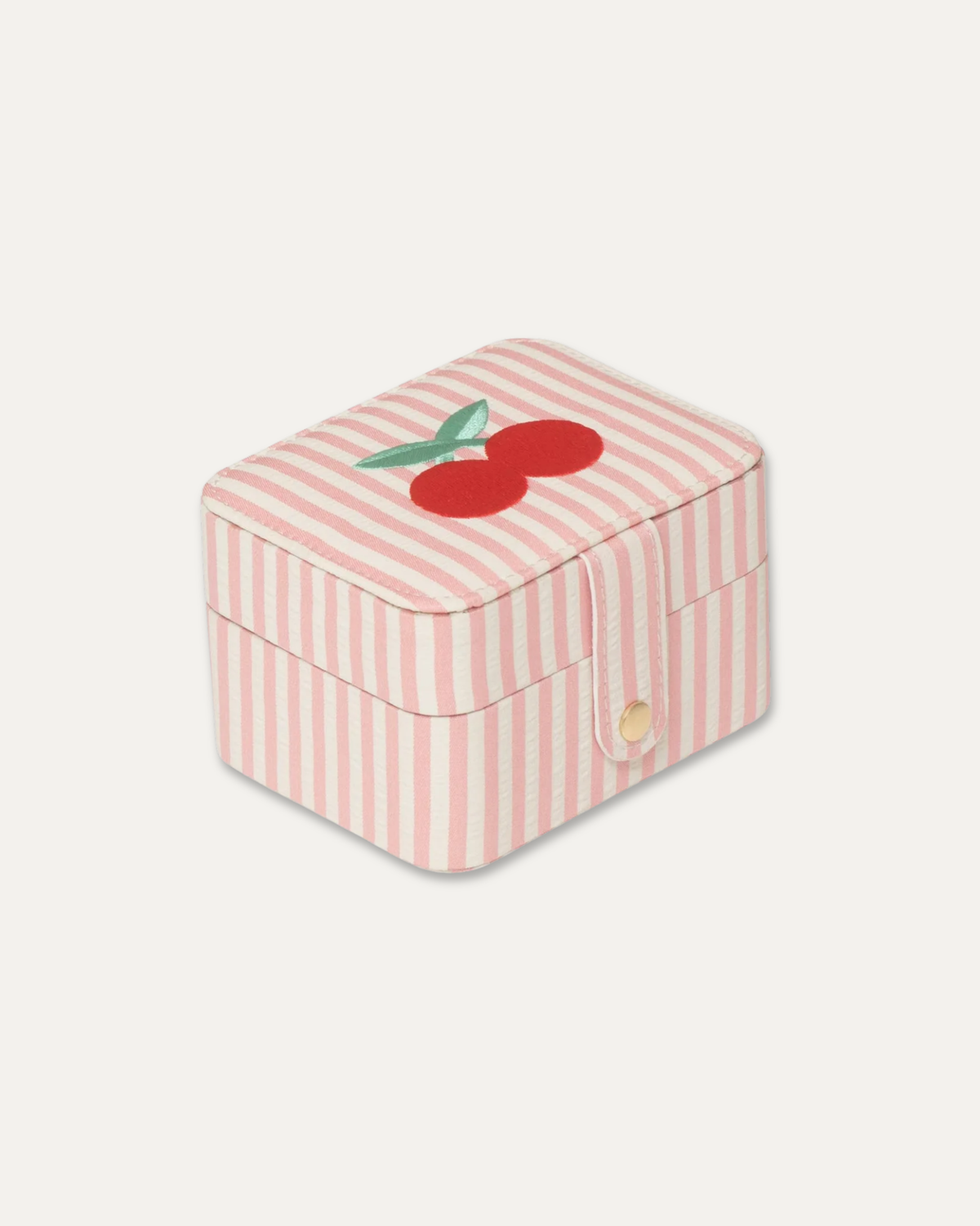 Stripy Cherry Jewelry Box